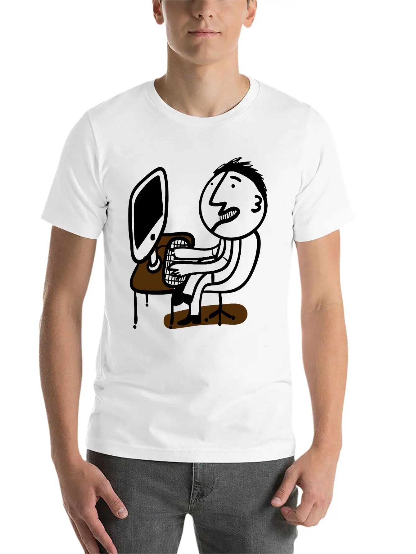 Nerd Comfortable Minimalist Graphic Tee – Summer Style Essential