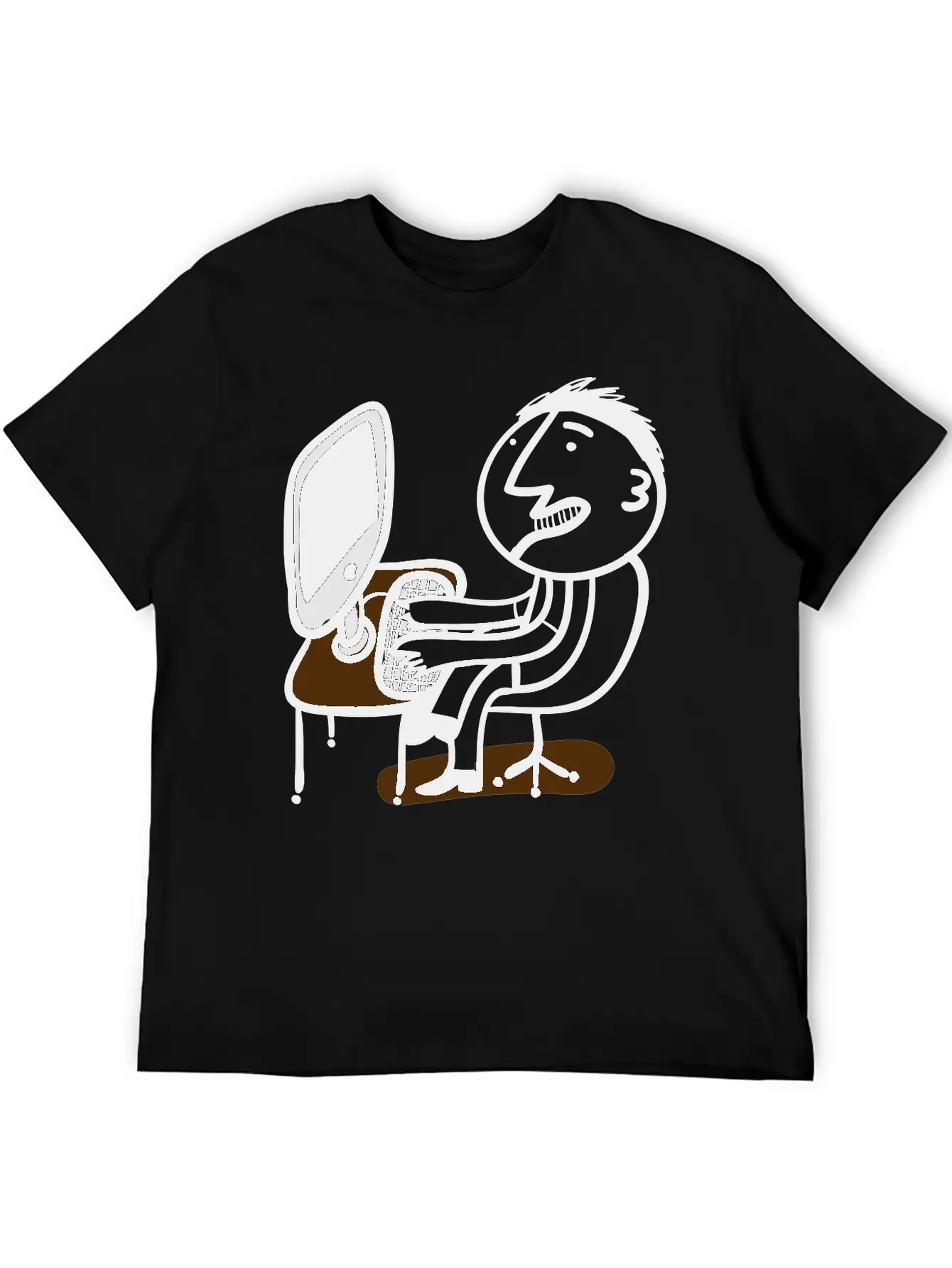 Nerd Comfortable Minimalist Graphic Tee – Summer Style Essential