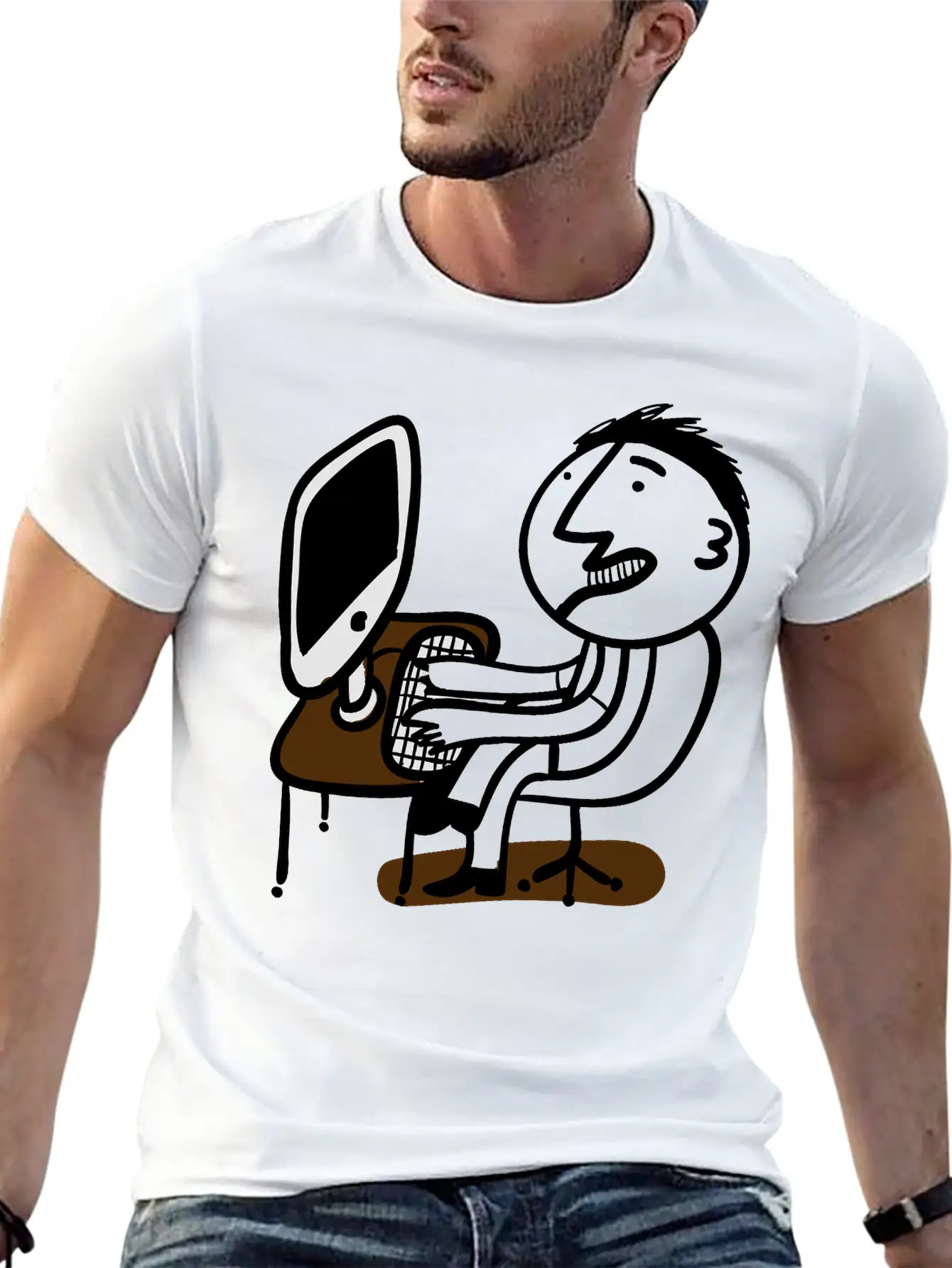 Nerd Comfortable Minimalist Graphic Tee – Summer Style Essential