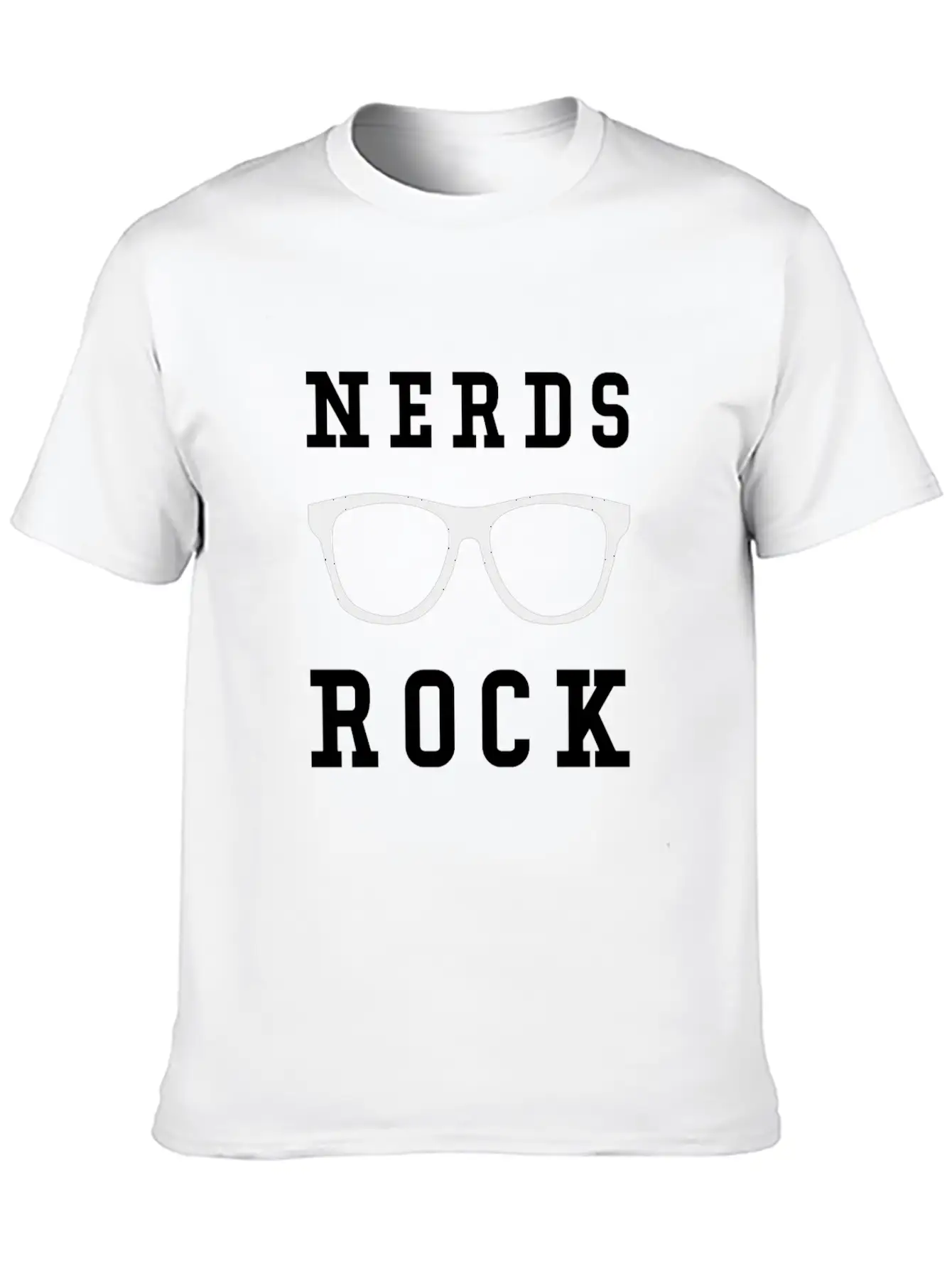 Nerds Rock! Comfortable Minimalist Graphic Tee – Summer Style Essential