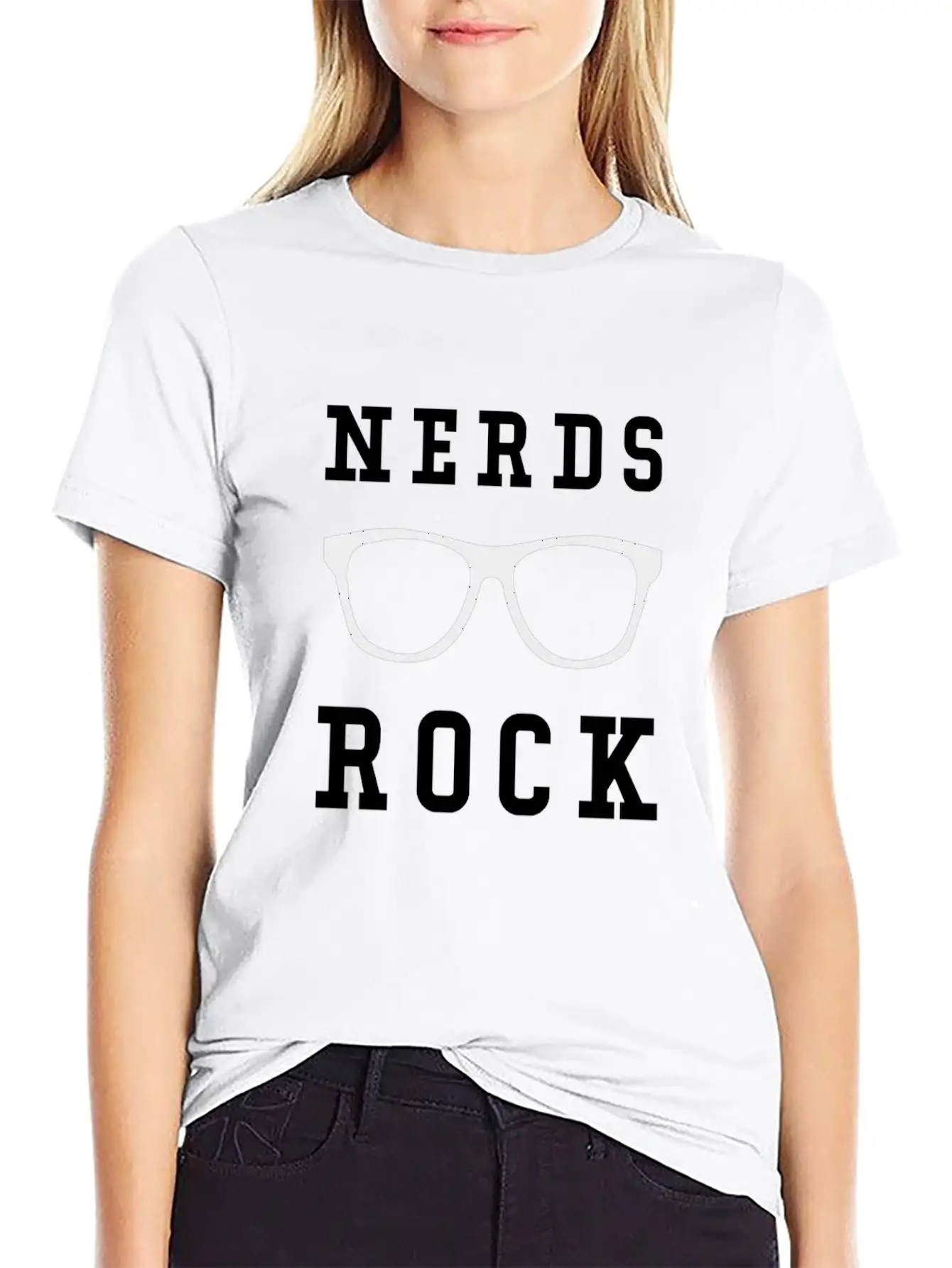 Nerds Rock! Comfortable Minimalist Graphic Tee – Summer Style Essential