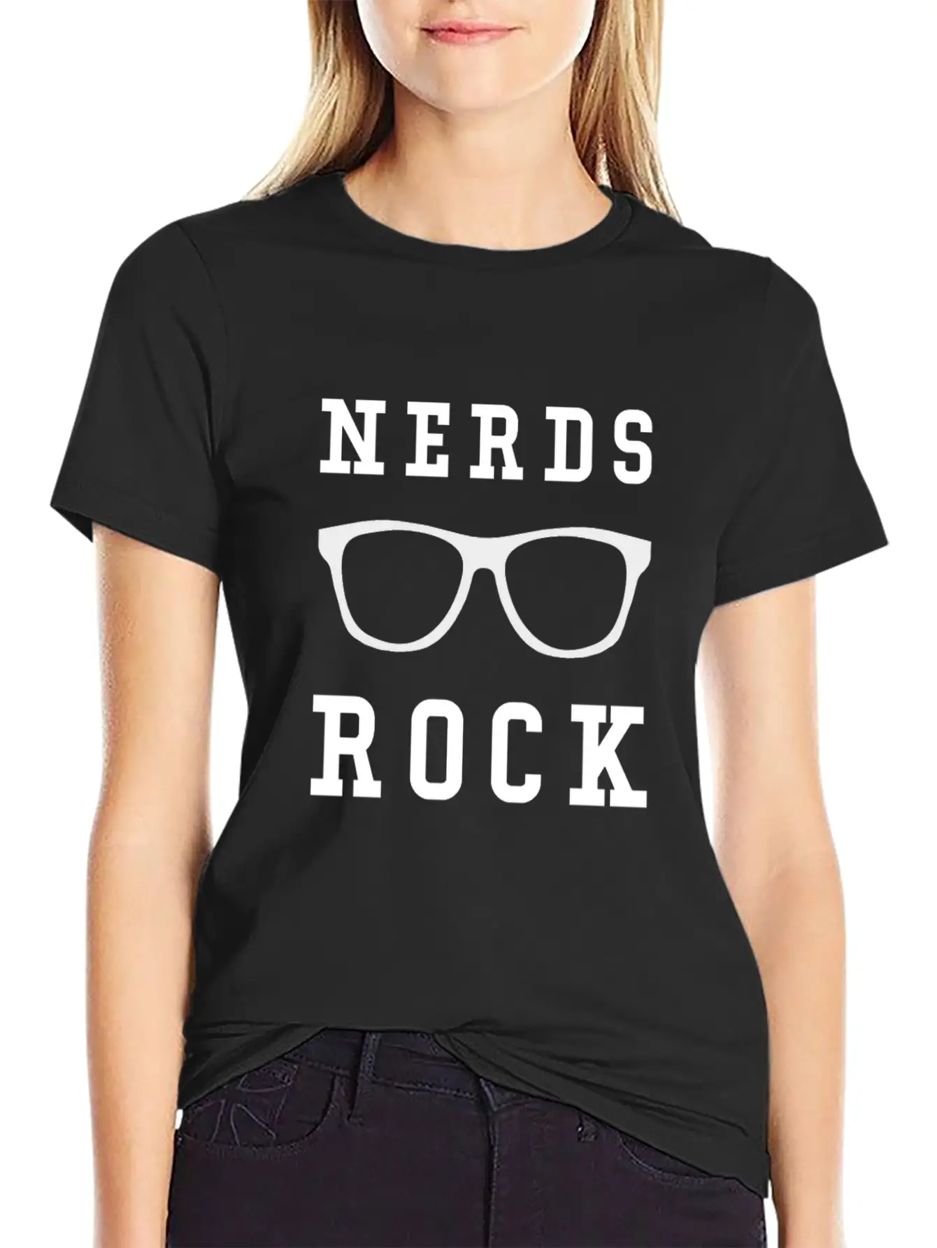 Nerds Rock! Comfortable Minimalist Graphic Tee – Summer Style Essential