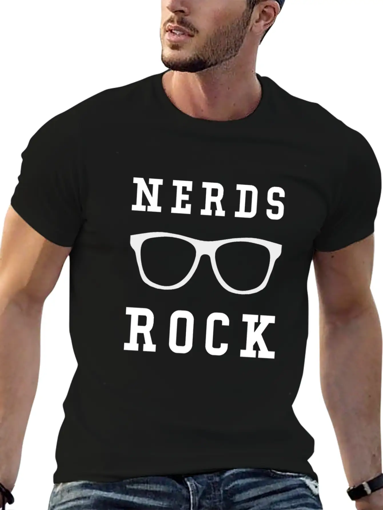 Nerds Rock! Comfortable Minimalist Graphic Tee – Summer Style Essential