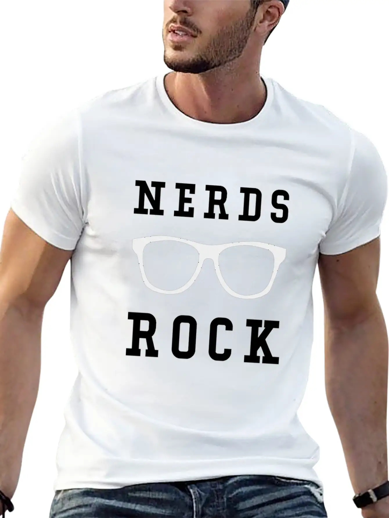 Nerds Rock! Comfortable Minimalist Graphic Tee – Summer Style Essential