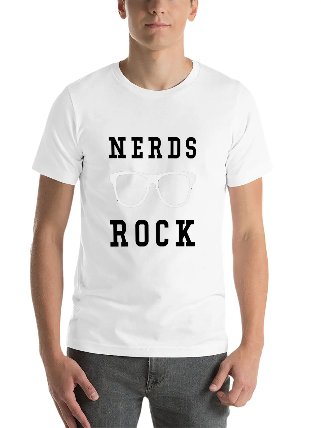 Nerds Rock! Comfortable Minimalist Graphic Tee – Summer Style Essential