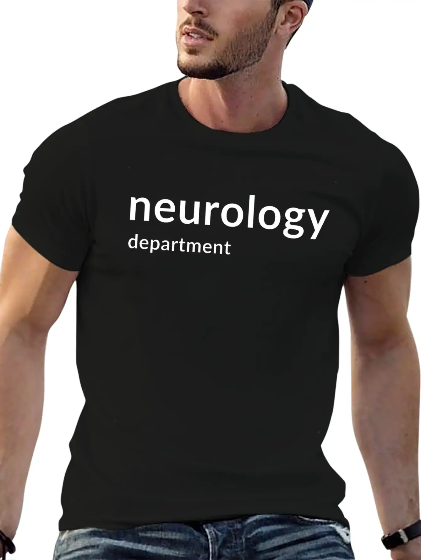 Neurology Hospital Unisex Short Sleeve Soft Cotton T-Shirt – Casual Everyday Wear
