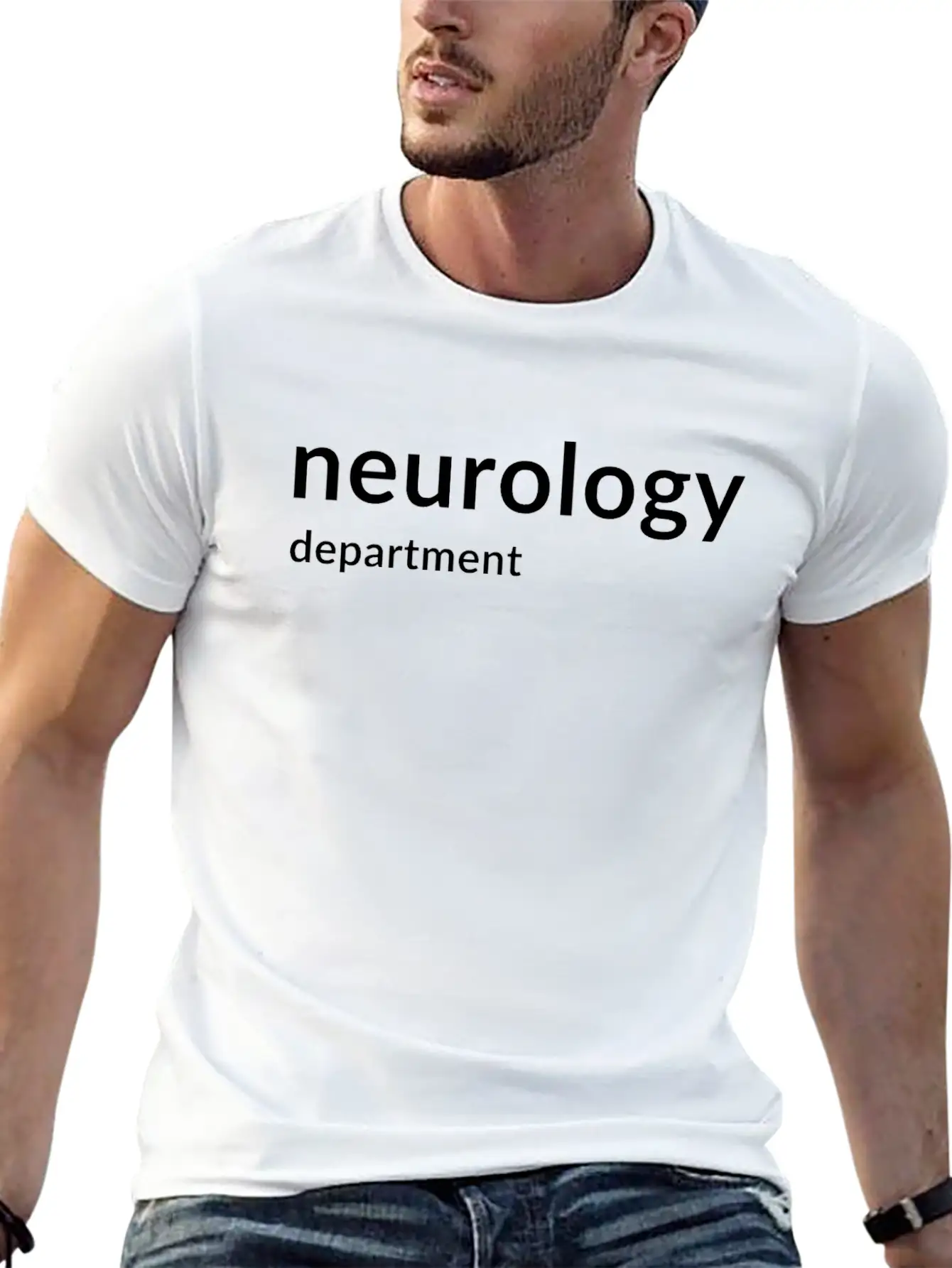 Neurology Hospital Unisex Short Sleeve Soft Cotton T-Shirt – Casual Everyday Wear