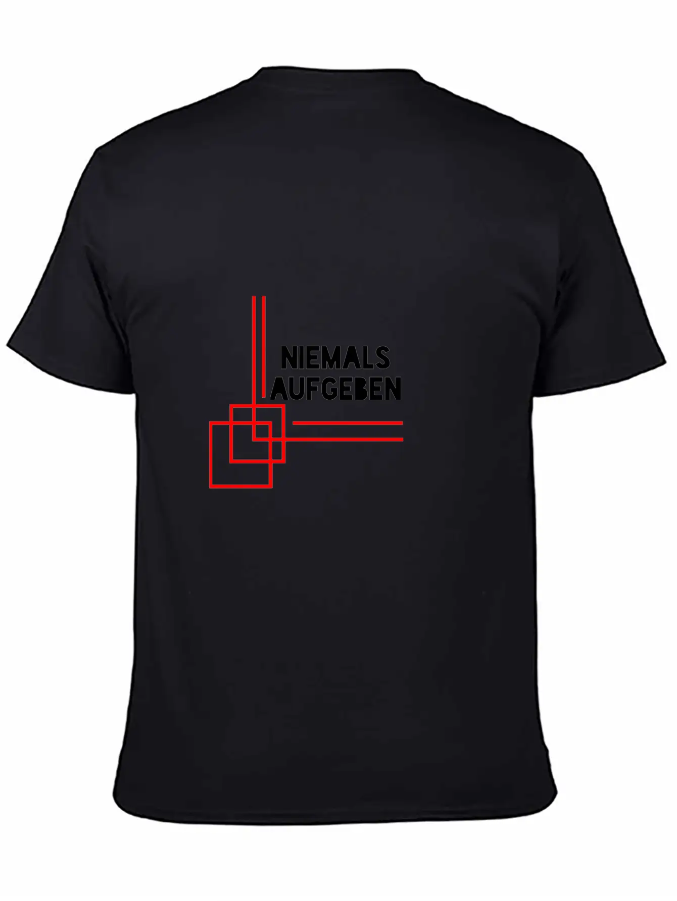NEVER GIVE UP Stylish Everyday T-Shirt – Unisex Basic Cotton Tee