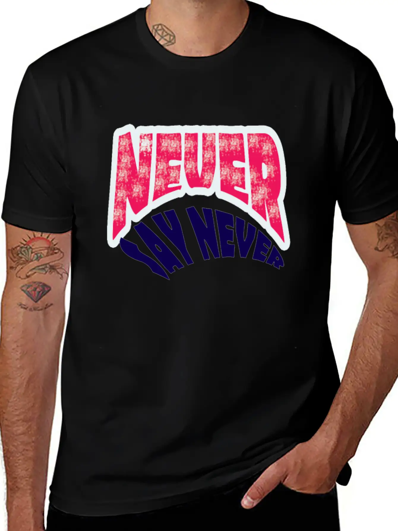 NEVER SERIES 4 Unisex Short Sleeve Soft Cotton T-Shirt – Casual Everyday Wear