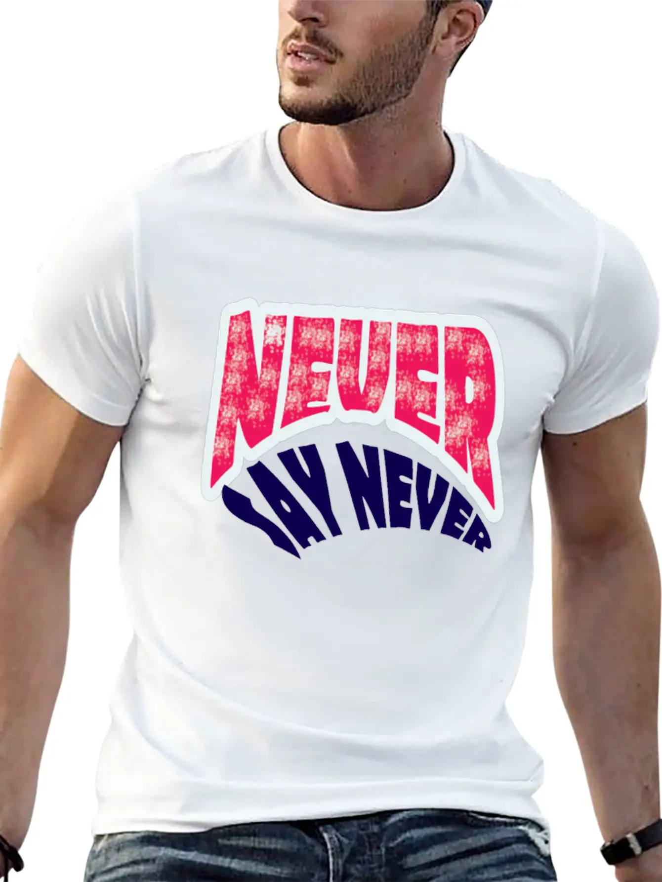 NEVER SERIES 4 Unisex Short Sleeve Soft Cotton T-Shirt – Casual Everyday Wear