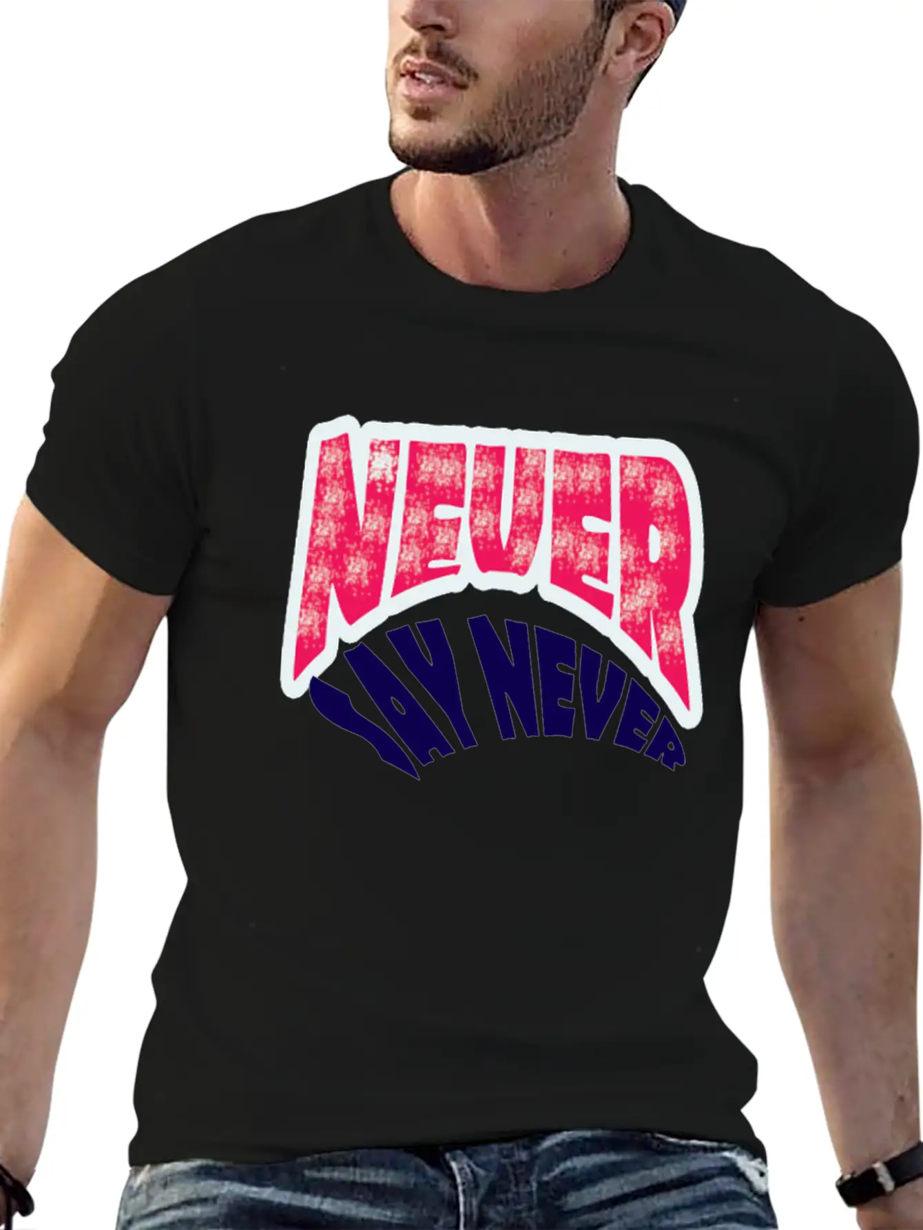 NEVER SERIES 4 Unisex Short Sleeve Soft Cotton T-Shirt – Casual Everyday Wear