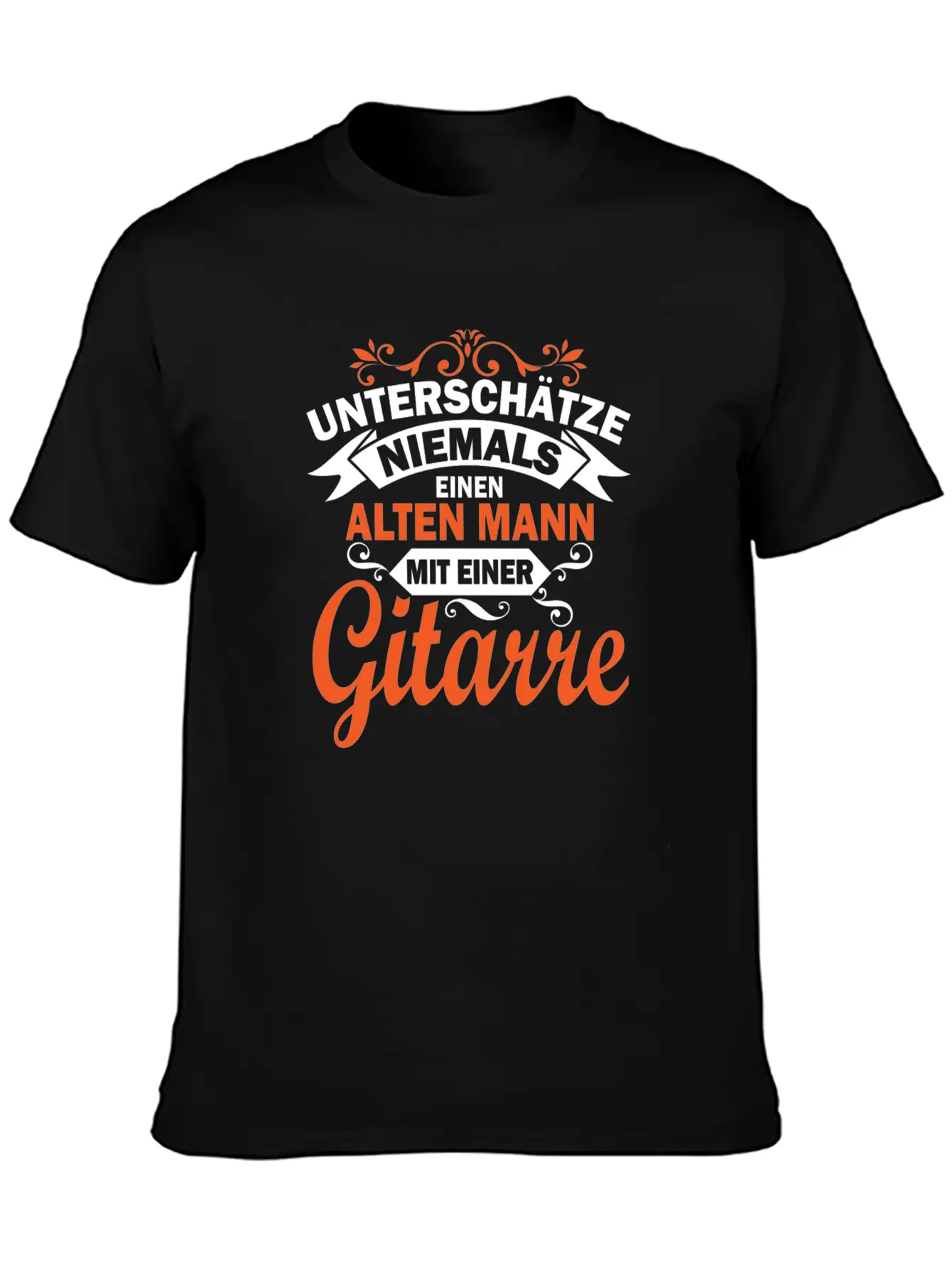 Never Underestimate An Old Man Gift Unisex Short Sleeve Soft Cotton T-Shirt – Casual Everyday Wear
