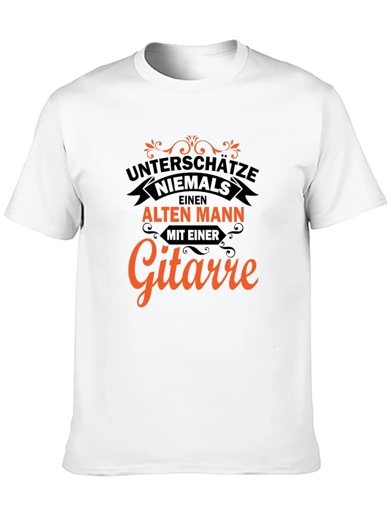 Never Underestimate An Old Man Gift Unisex Short Sleeve Soft Cotton T-Shirt – Casual Everyday Wear