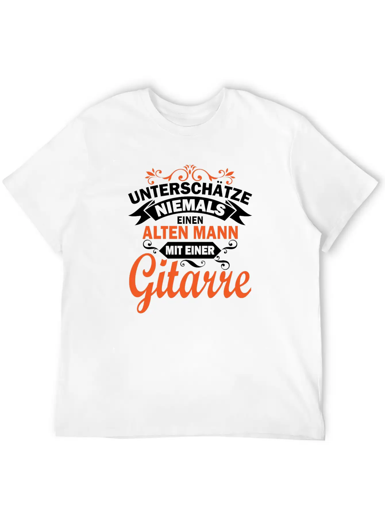 Never Underestimate An Old Man Gift Unisex Short Sleeve Soft Cotton T-Shirt – Casual Everyday Wear