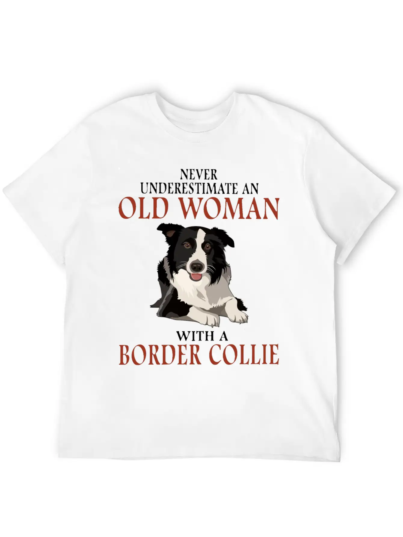 Never Underestinmate An Old Woman With A Bored Col Stylish Everyday T-Shirt – Unisex Basic Cotton Tee