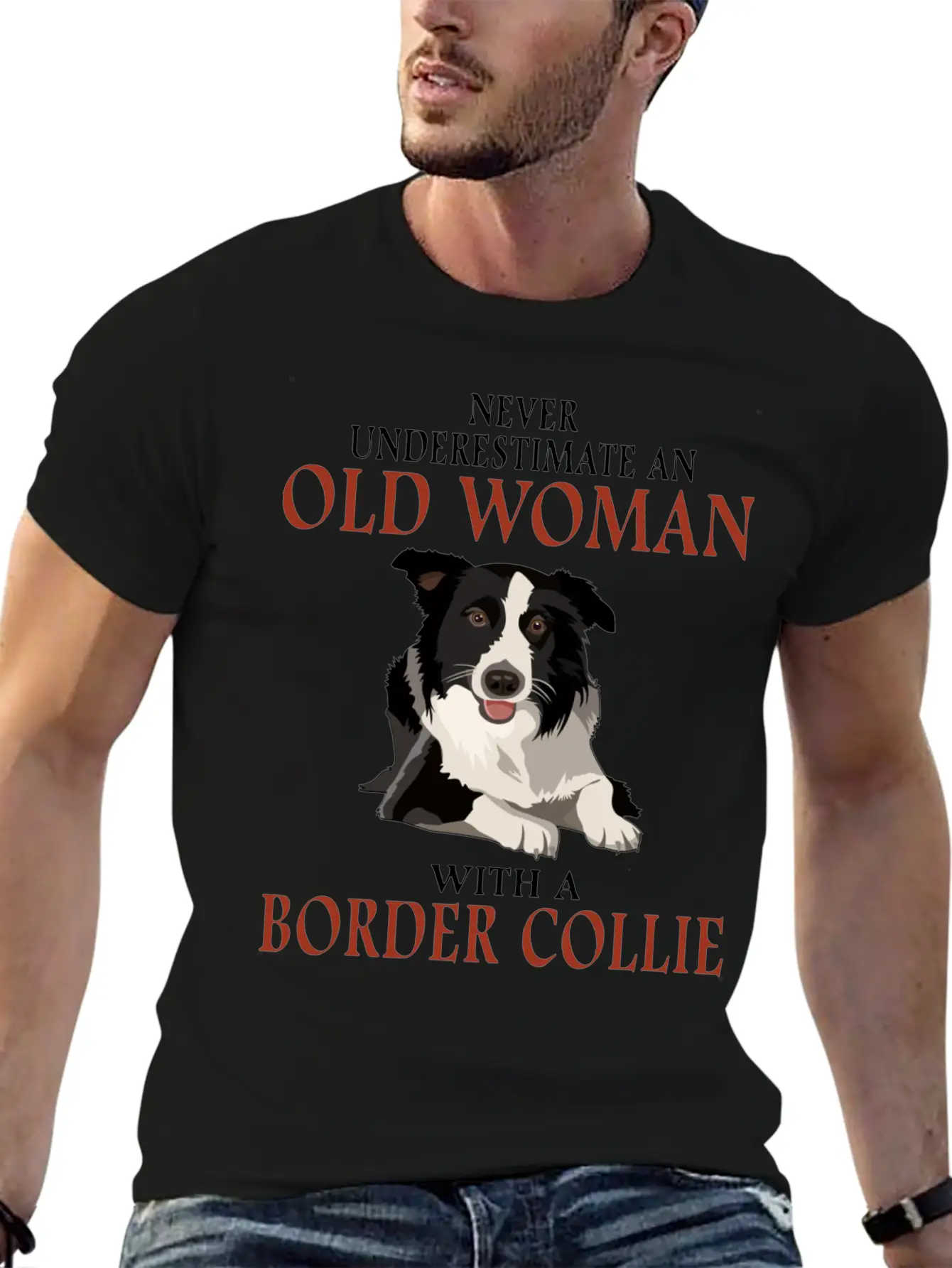 Never Underestinmate An Old Woman With A Bored Col Stylish Everyday T-Shirt – Unisex Basic Cotton Tee