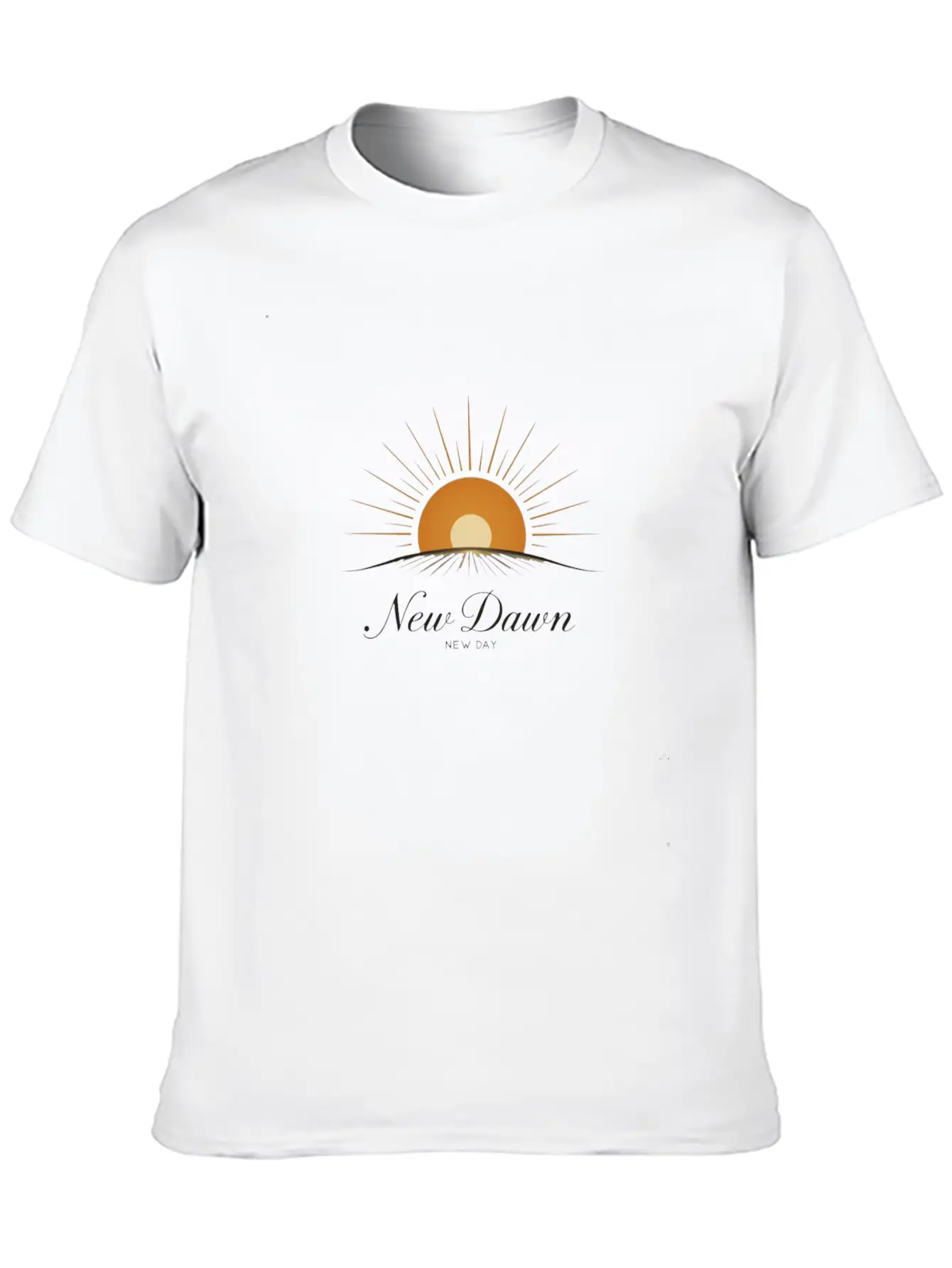 New Dawn Basic Graphic T-Shirt – Daily Comfort In Soft Cotton