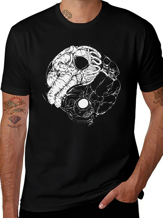 New Design Epic Balance Of Cosmic Deep Force Timeless Short Sleeve Tee – Comfy And Minimalist Design