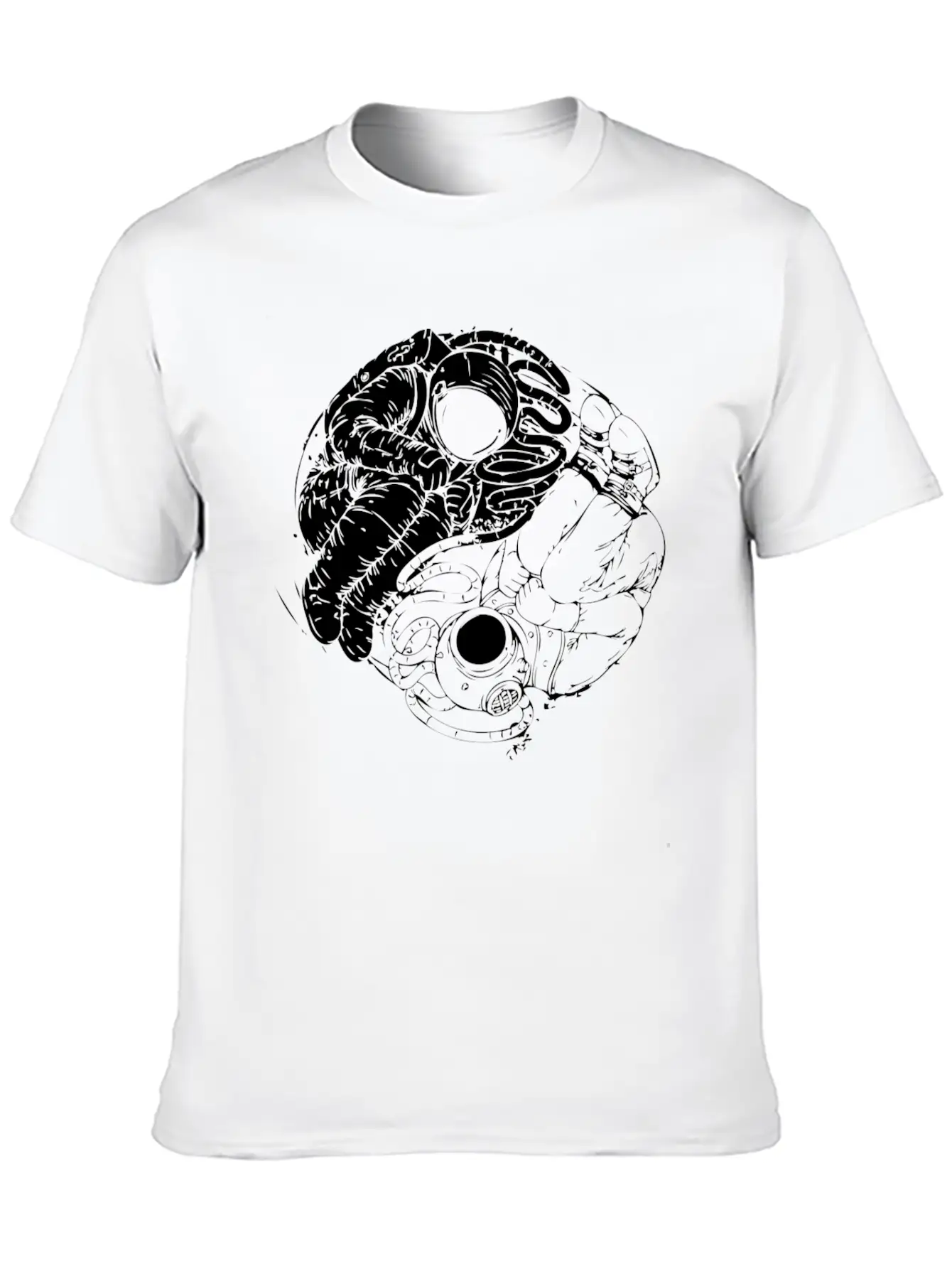New Design Epic Balance Of Cosmic Deep Force Timeless Short Sleeve Tee – Comfy And Minimalist Design
