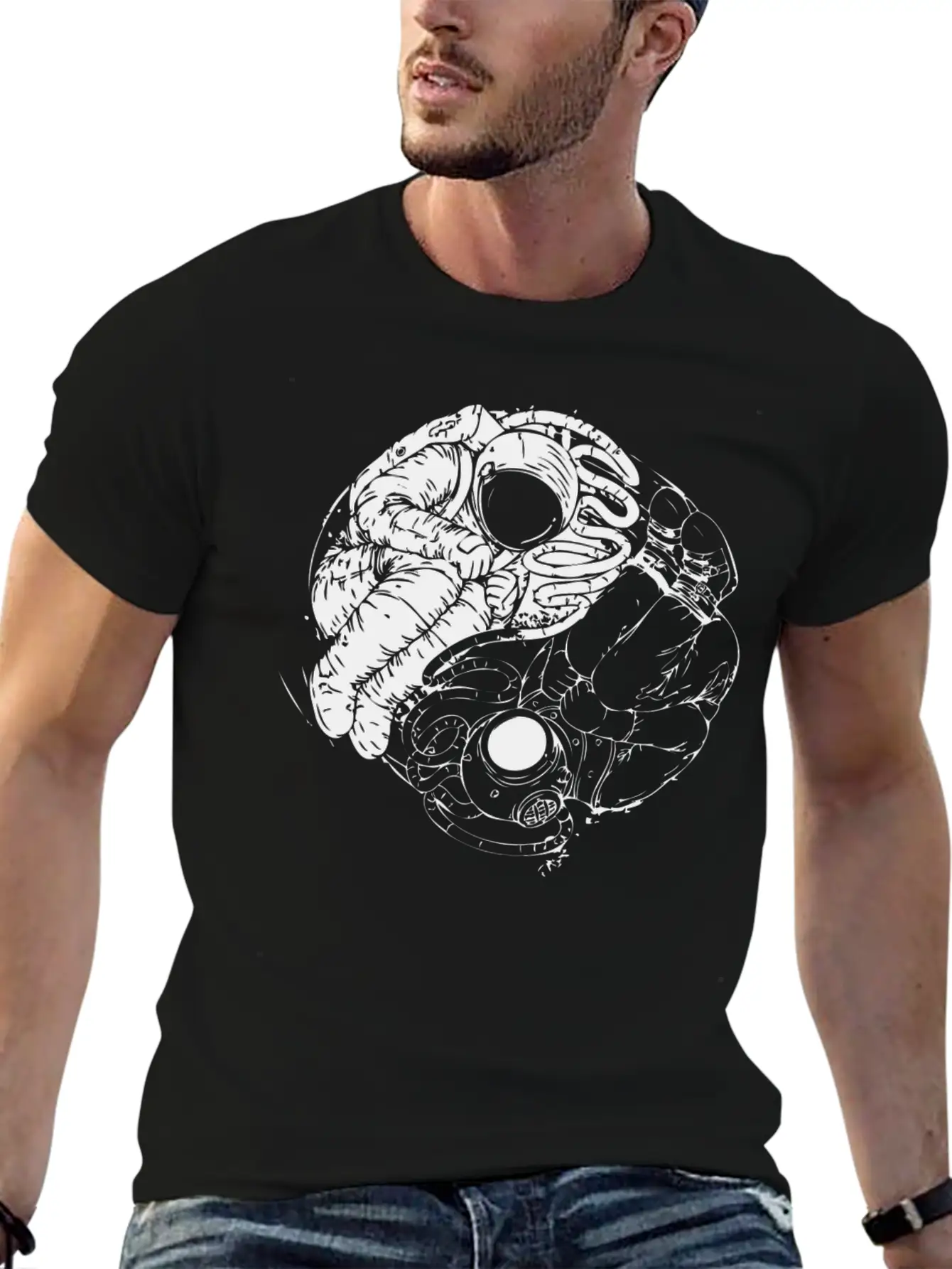 New Design Epic Balance Of Cosmic Deep Force Timeless Short Sleeve Tee – Comfy And Minimalist Design