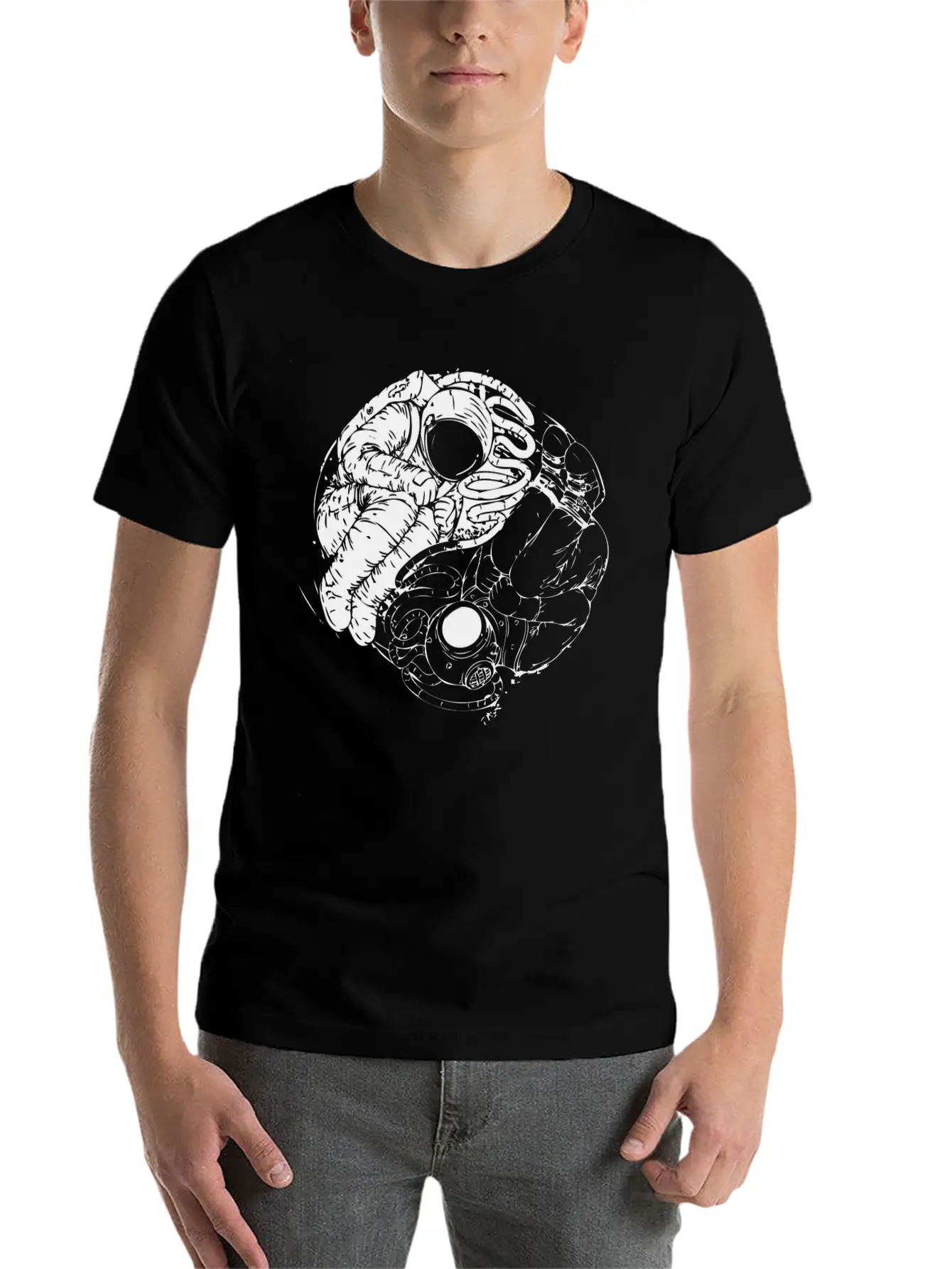 New Design Epic Balance Of Cosmic Deep Force Timeless Short Sleeve Tee – Comfy And Minimalist Design