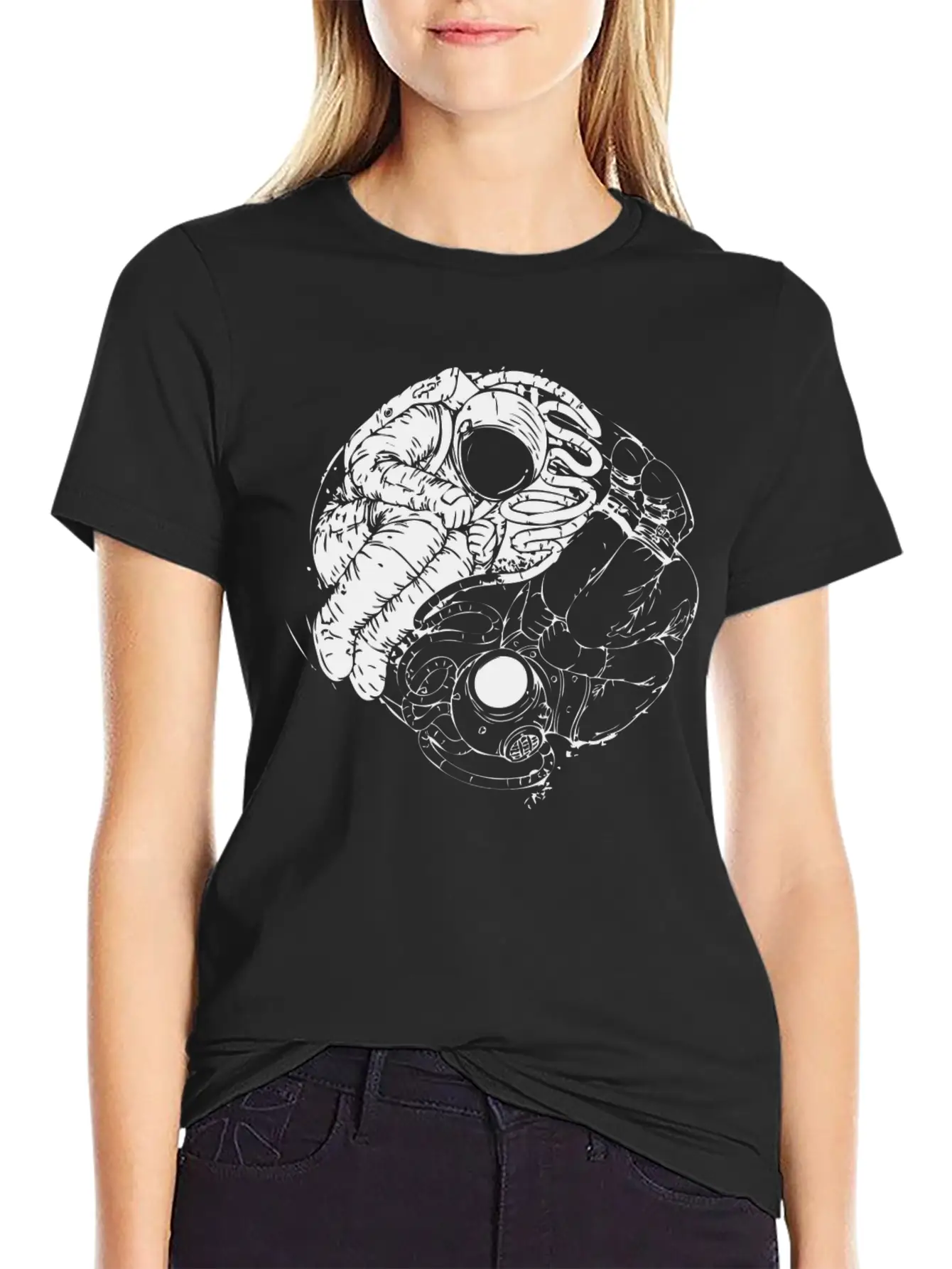 New Design Epic Balance Of Cosmic Deep Force Timeless Short Sleeve Tee – Comfy And Minimalist Design