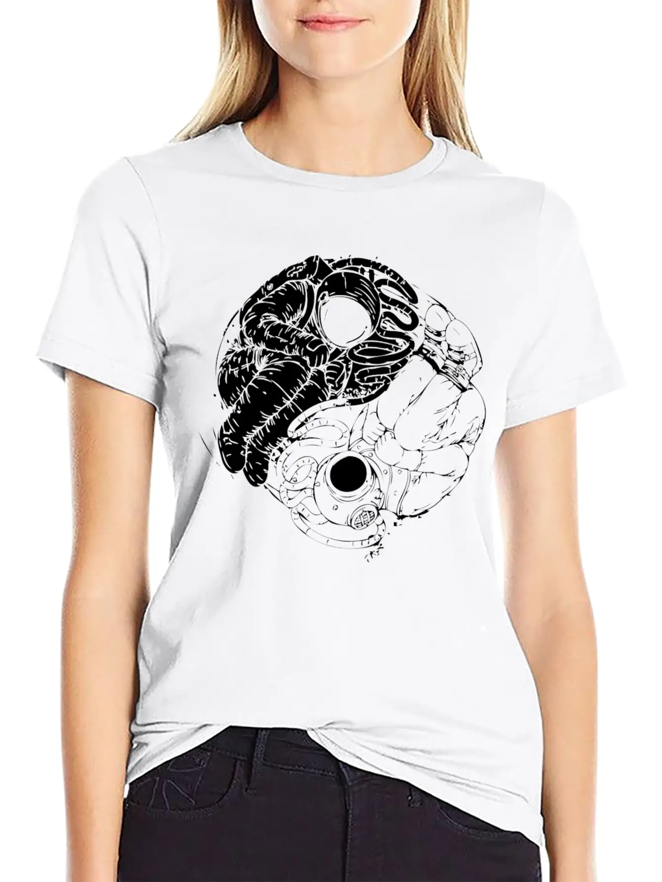 New Design Epic Balance Of Cosmic Deep Force Timeless Short Sleeve Tee – Comfy And Minimalist Design