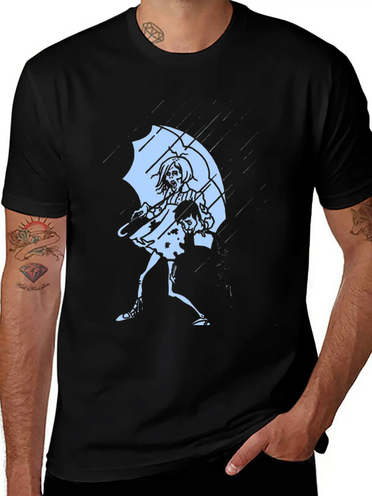 New Design Rotton Zombie Rain Best Seller Unisex Casual T-Shirt – Clean Design For Daily Comfort
