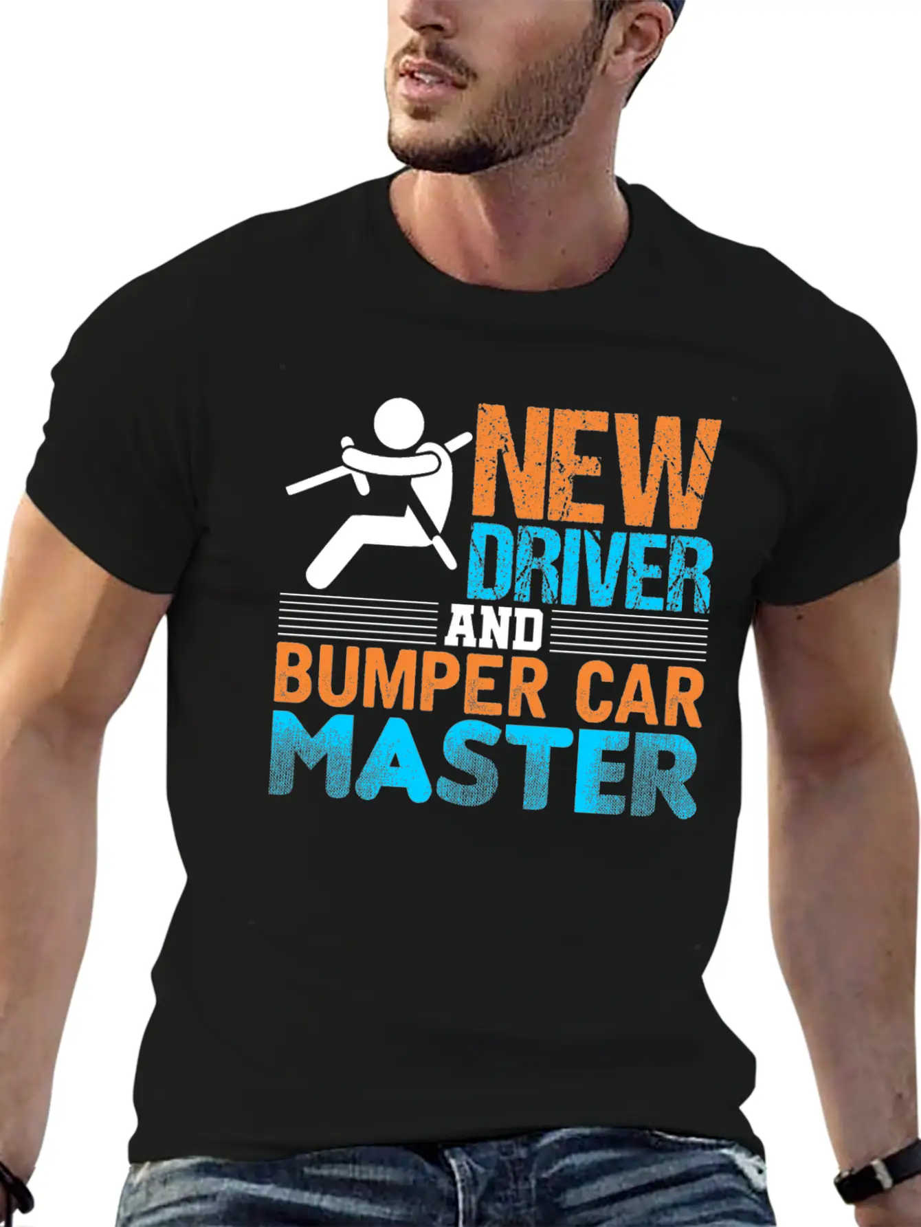 New Driver And Bumper Car Master Unisex Short Sleeve Soft Cotton T-Shirt – Casual Everyday Wear