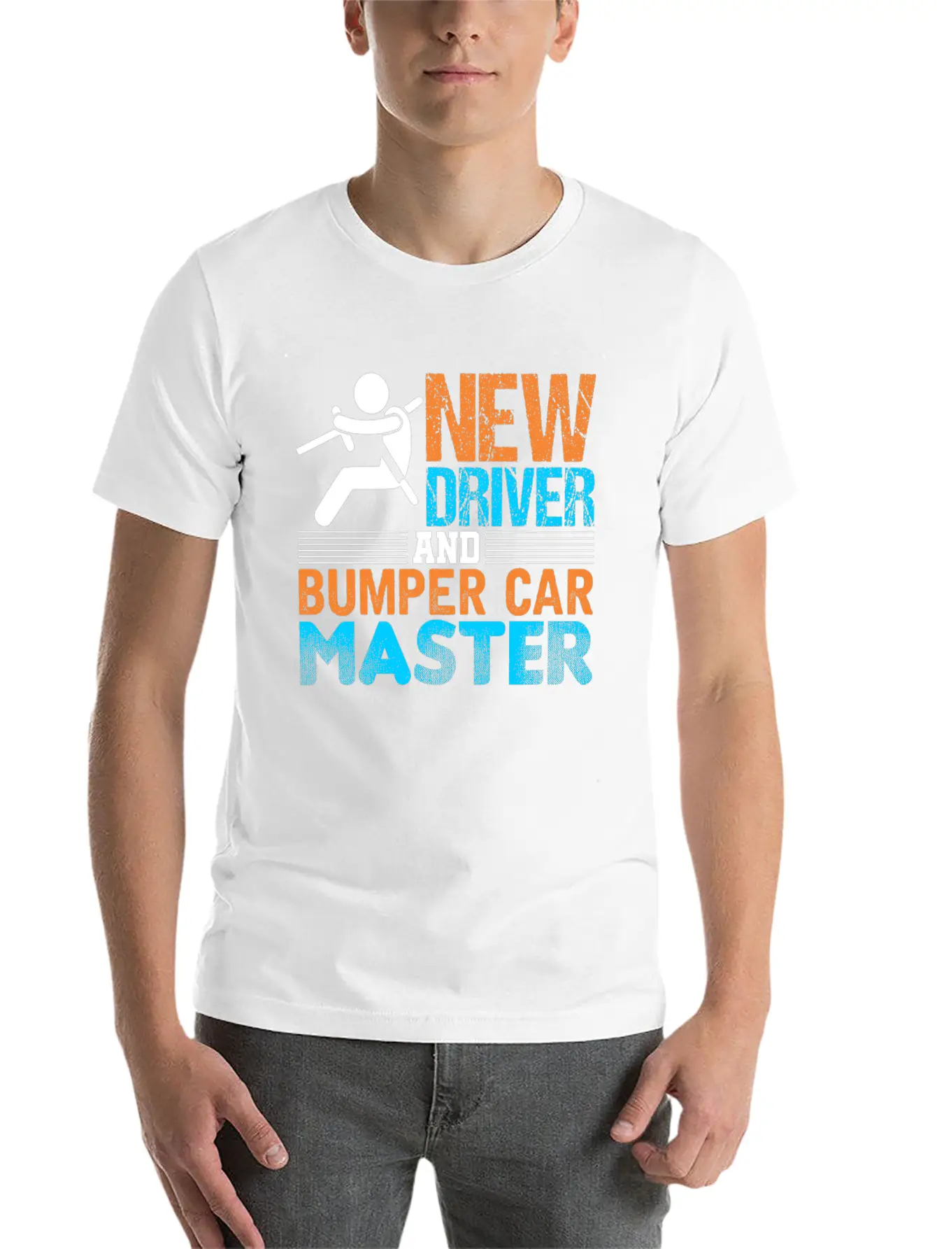 New Driver And Bumper Car Master Unisex Short Sleeve Soft Cotton T-Shirt – Casual Everyday Wear