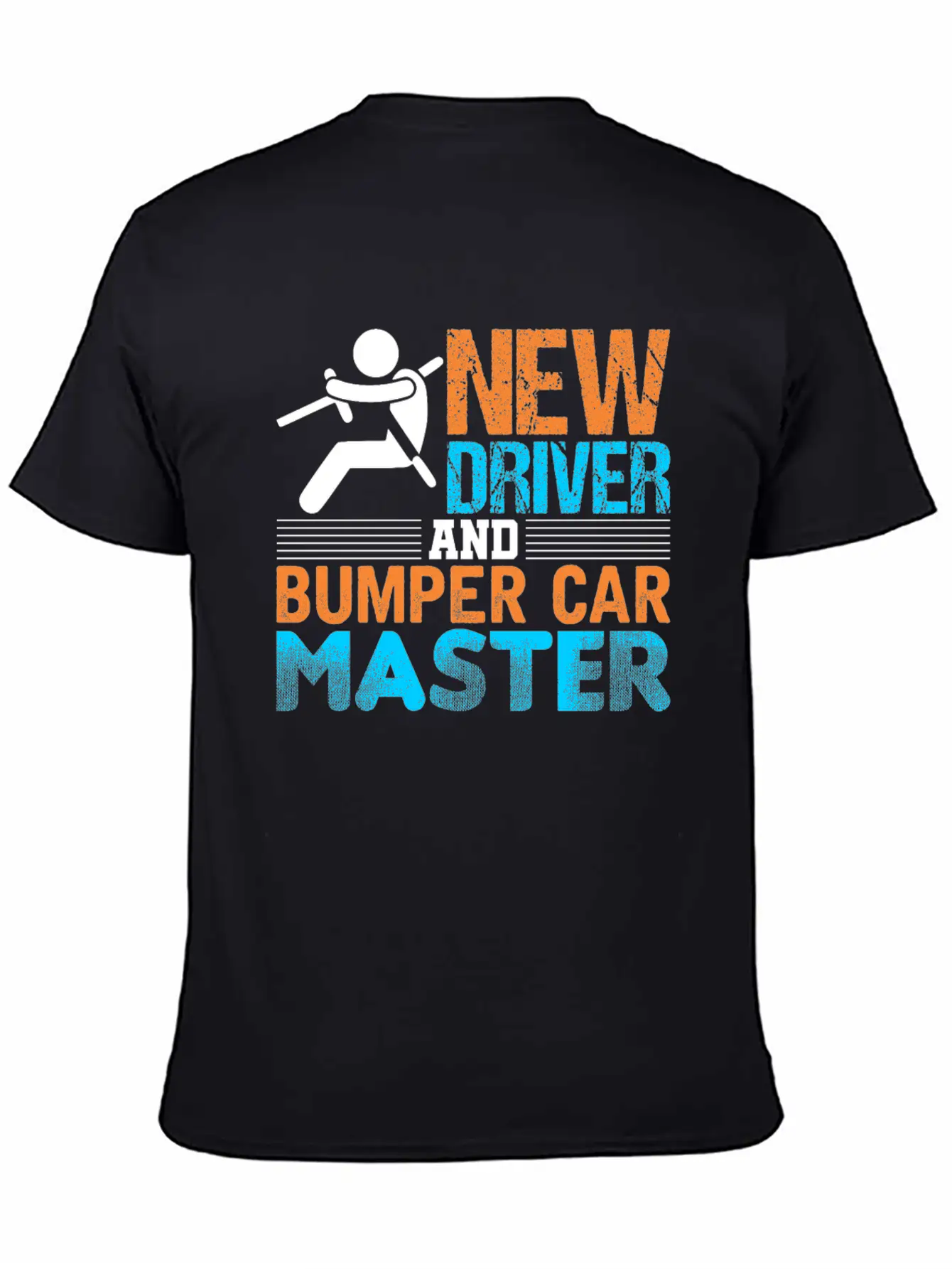 New Driver And Bumper Car Master Unisex Short Sleeve Soft Cotton T-Shirt – Casual Everyday Wear