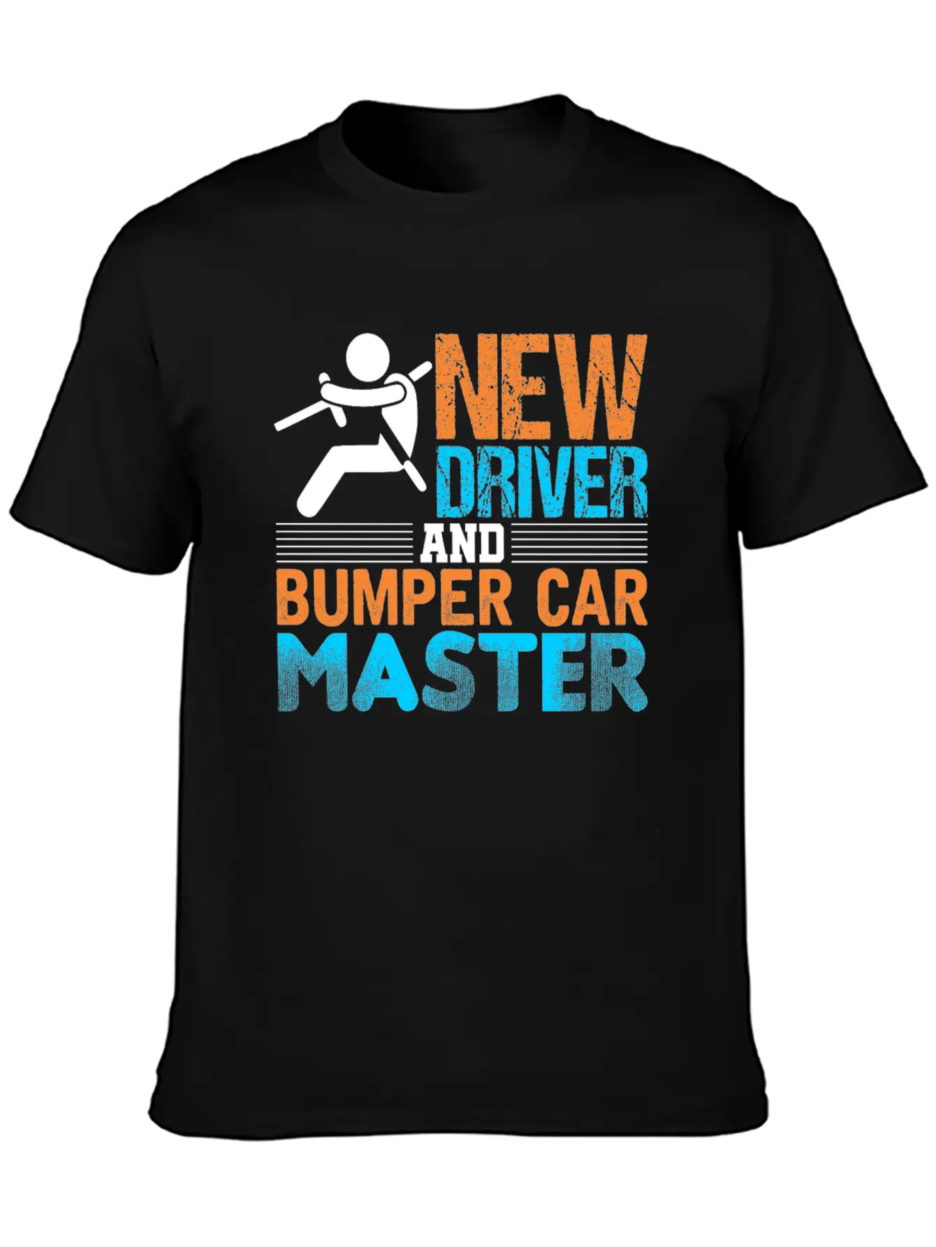 New Driver And Bumper Car Master Unisex Short Sleeve Soft Cotton T-Shirt – Casual Everyday Wear