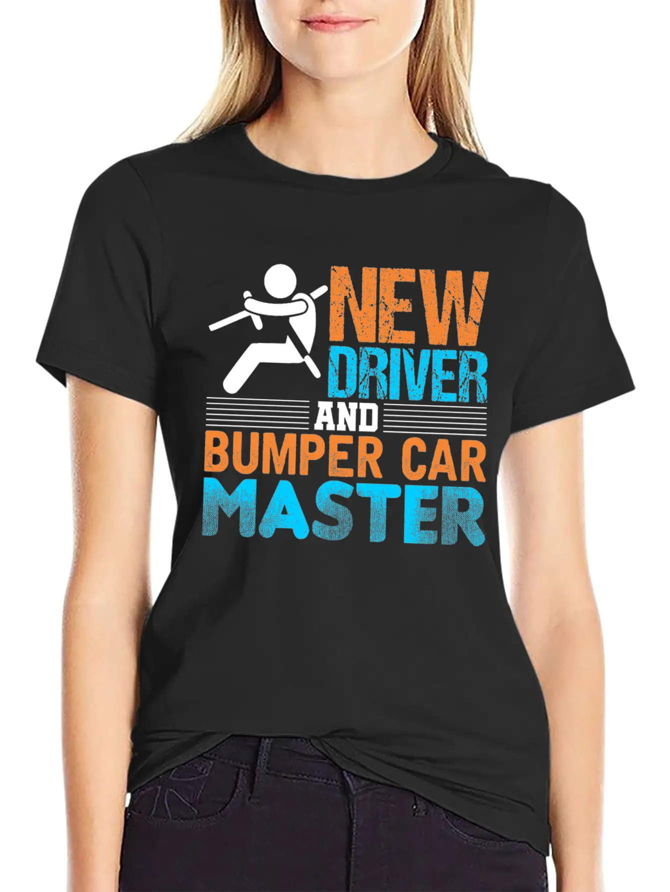 New Driver And Bumper Car Master Unisex Short Sleeve Soft Cotton T-Shirt – Casual Everyday Wear