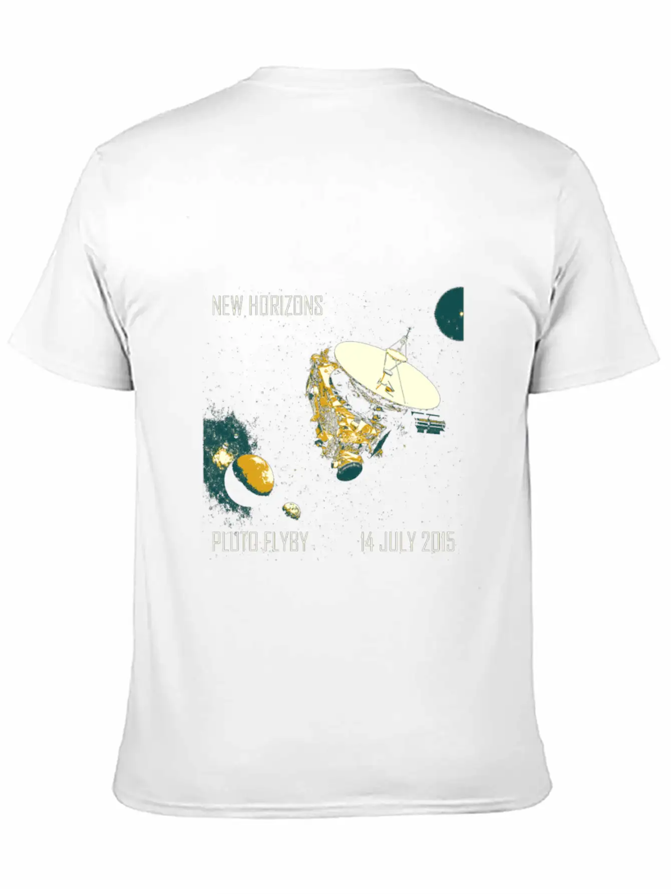 New Horizons Pluto Flyby 14 July 2015 Unisex Casual T-Shirt – Clean Design For Daily Comfort