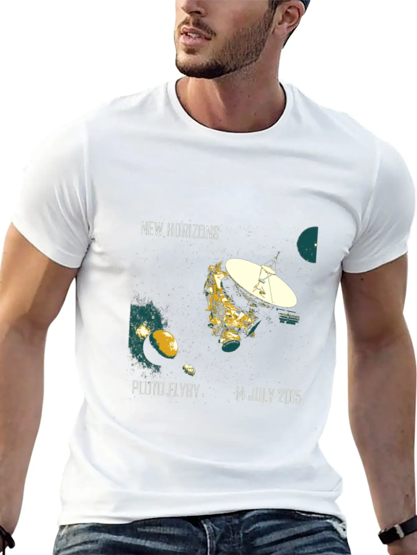 New Horizons Pluto Flyby 14 July 2015 Unisex Casual T-Shirt – Clean Design For Daily Comfort