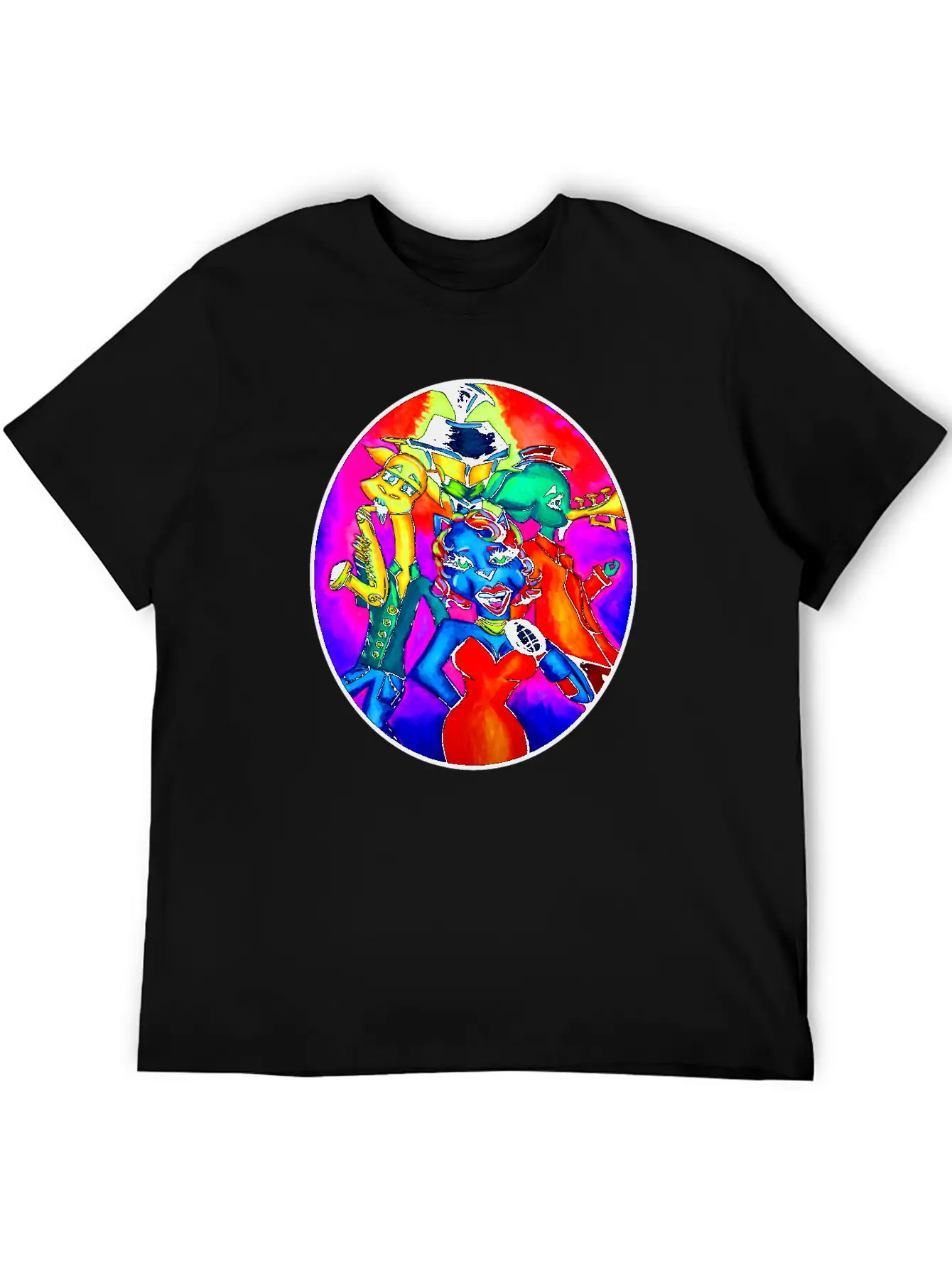 New Orleans Animal Street Band Unisex Short Sleeve Soft Cotton T-Shirt – Casual Everyday Wear