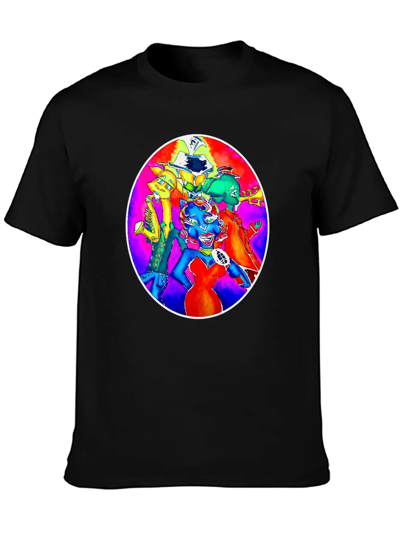 New Orleans Animal Street Band Unisex Short Sleeve Soft Cotton T-Shirt – Casual Everyday Wear