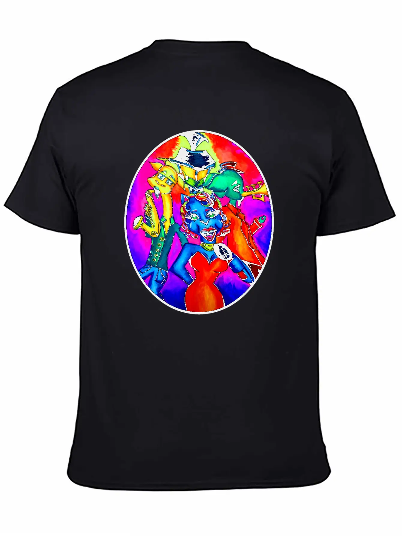 New Orleans Animal Street Band Unisex Short Sleeve Soft Cotton T-Shirt – Casual Everyday Wear