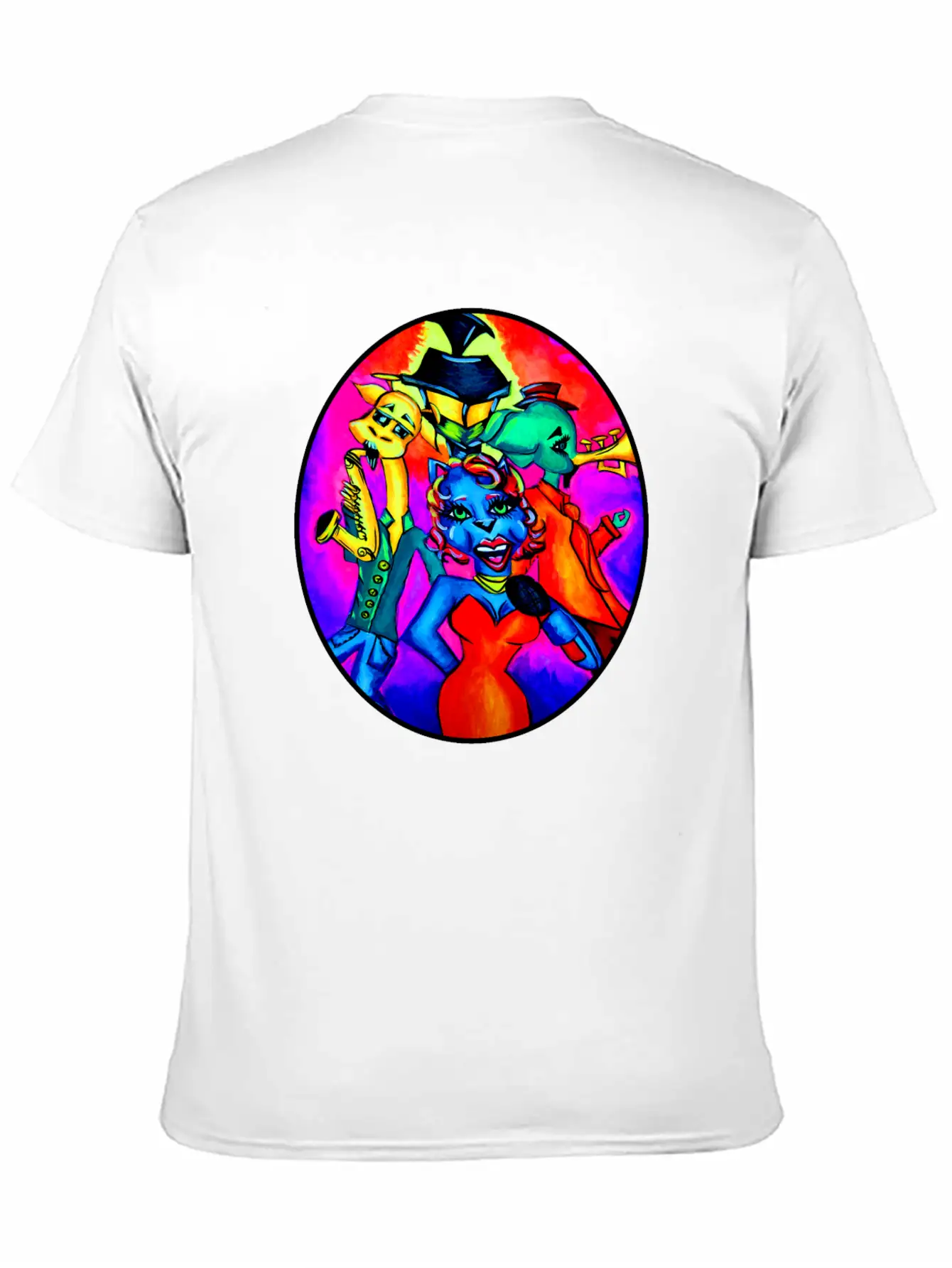 New Orleans Animal Street Band Unisex Short Sleeve Soft Cotton T-Shirt – Casual Everyday Wear