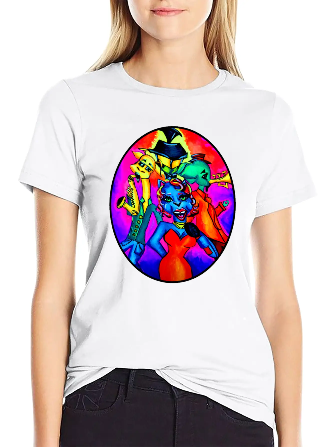 New Orleans Animal Street Band Unisex Short Sleeve Soft Cotton T-Shirt – Casual Everyday Wear