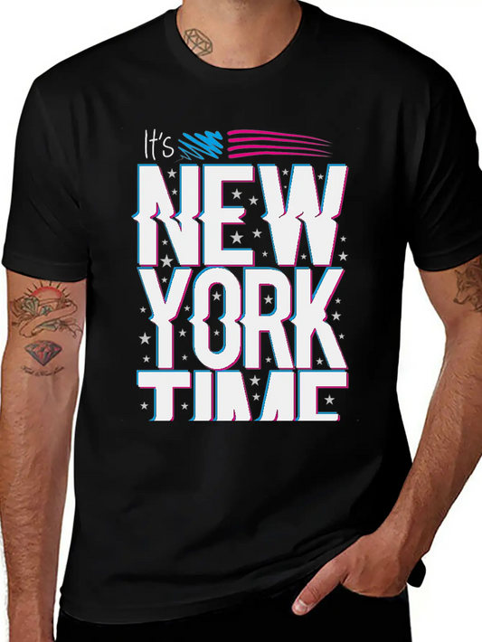 New York Lettering Timeless Short Sleeve Tee – Comfy And Minimalist Design