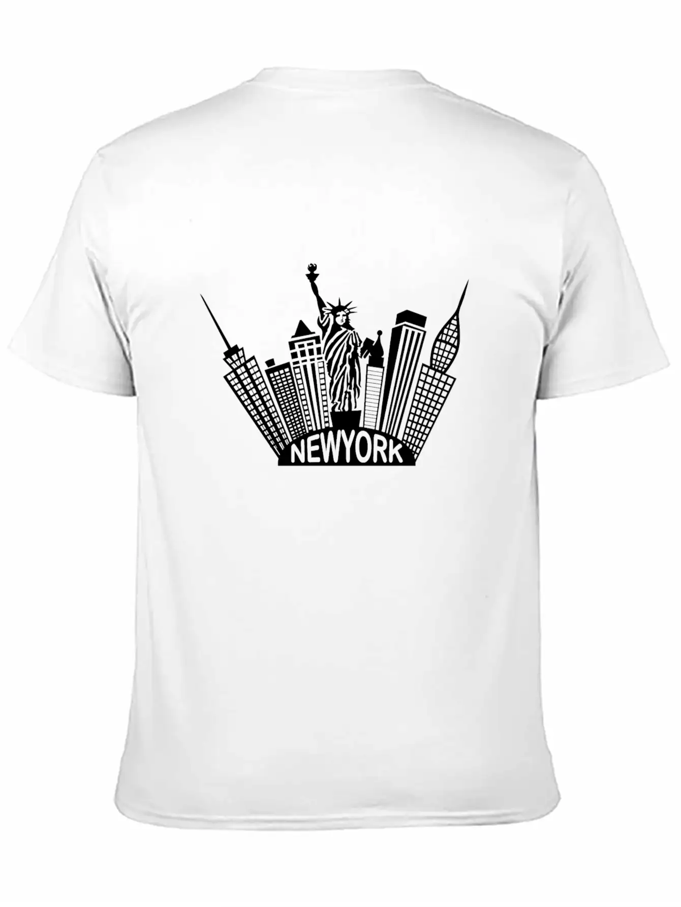 New York Skyline - Premium Design Essential Unisex Summer Tee – Soft Cotton Casual Fit