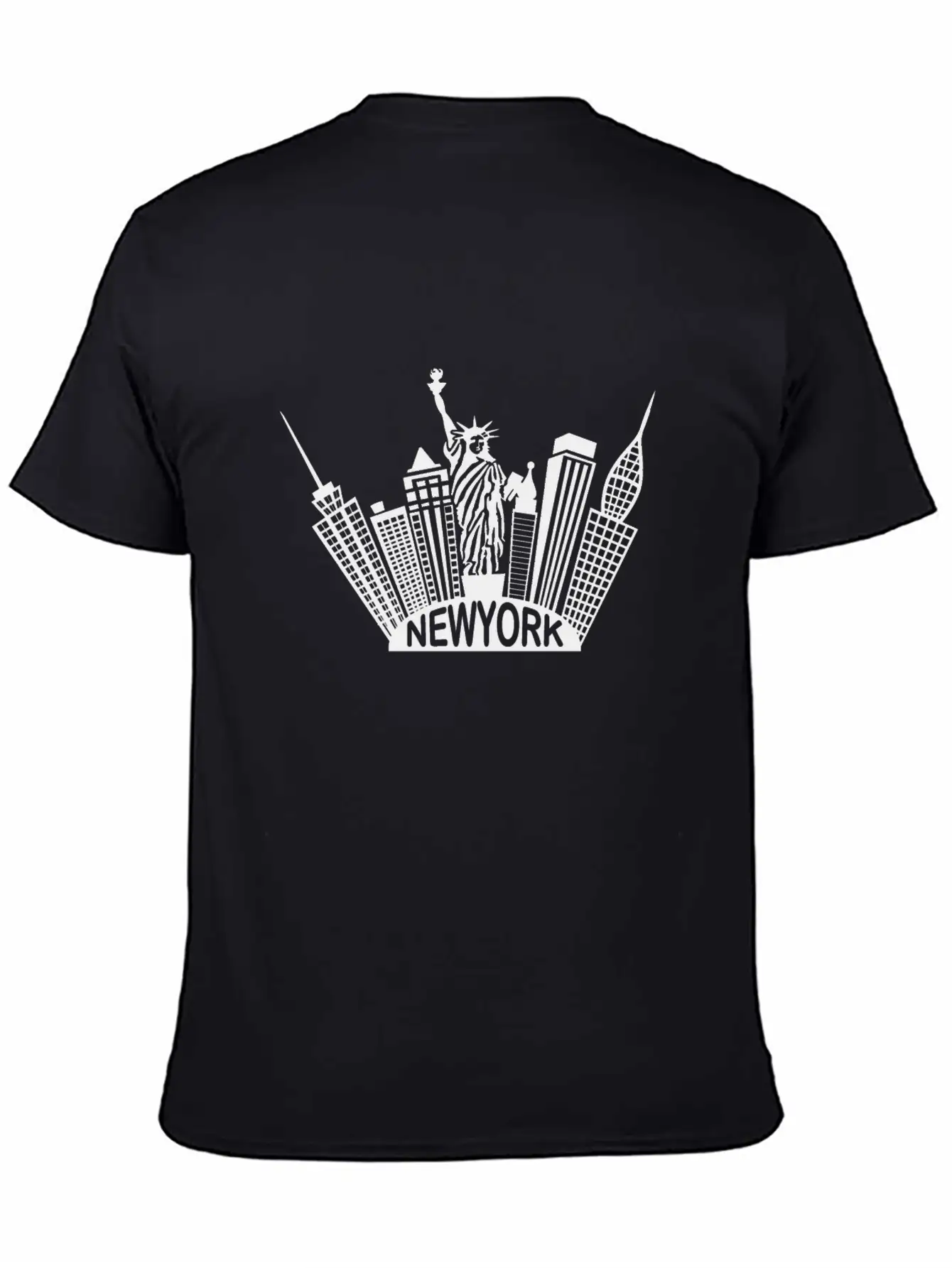 New York Skyline - Premium Design Essential Unisex Summer Tee – Soft Cotton Casual Fit
