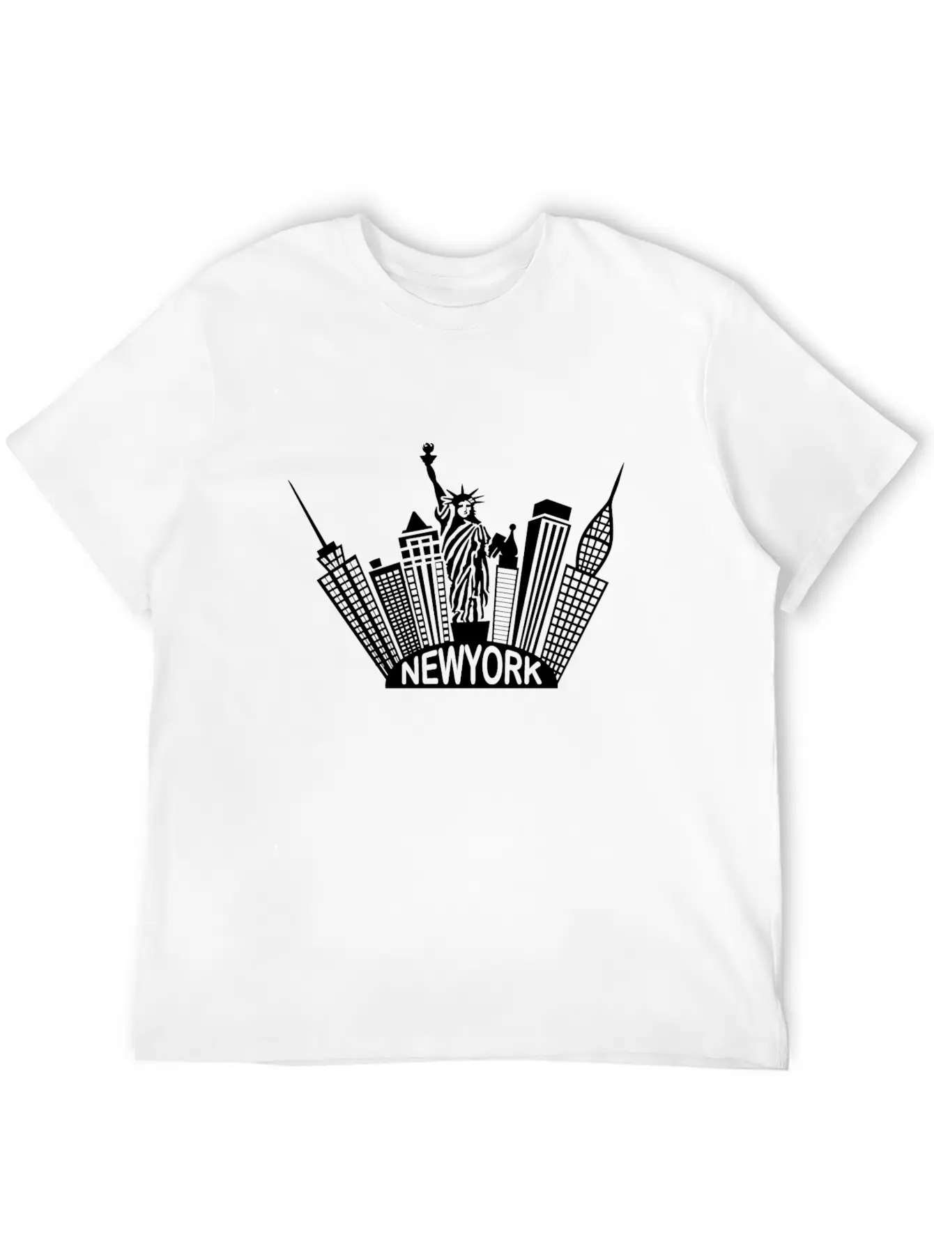 New York Skyline - Premium Design Essential Unisex Summer Tee – Soft Cotton Casual Fit