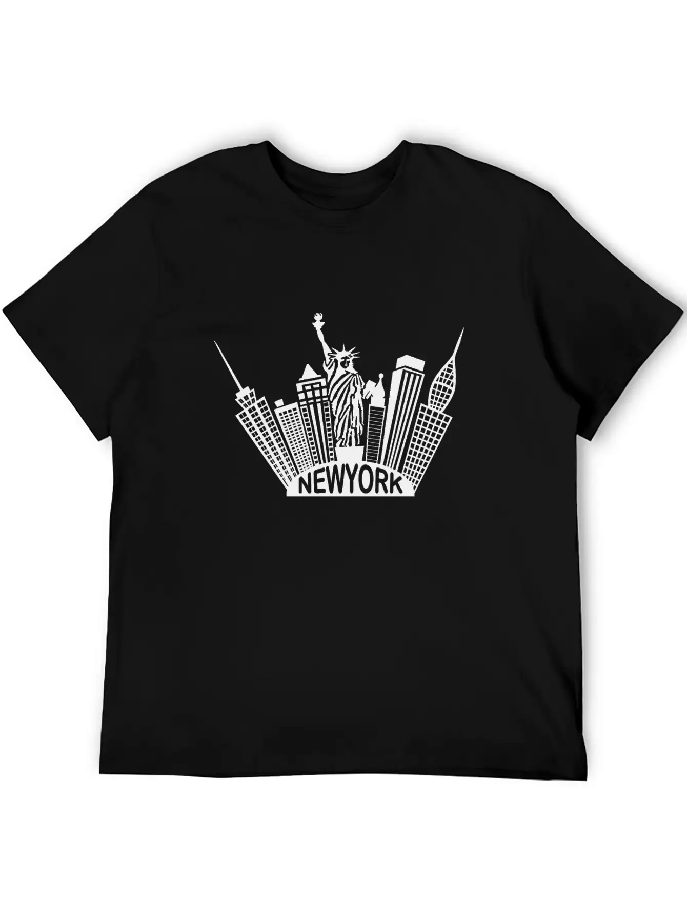 New York Skyline - Premium Design Essential Unisex Summer Tee – Soft Cotton Casual Fit