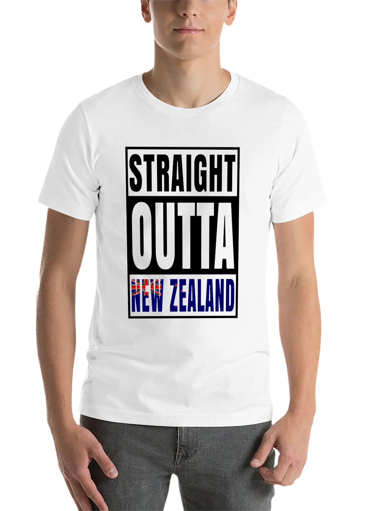 New Zealand Kiwi Flag Stylish Everyday T-Shirt – Unisex Basic Cotton Tee