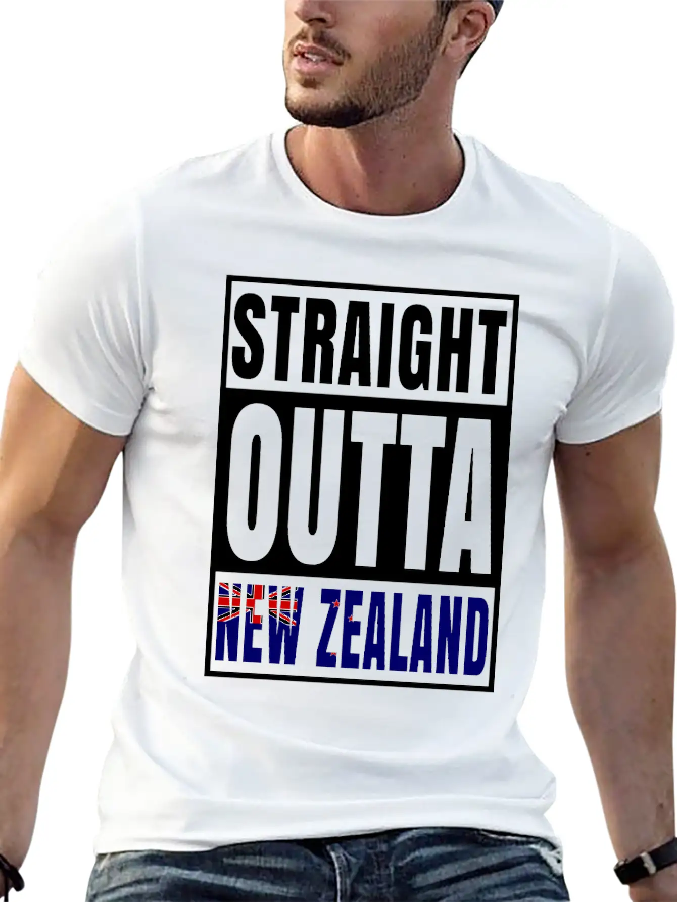 New Zealand Kiwi Flag Stylish Everyday T-Shirt – Unisex Basic Cotton Tee