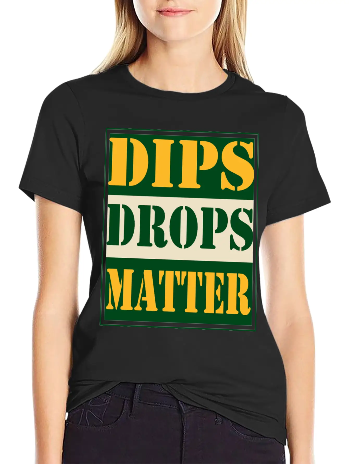 NFT Buy The Dip Dips Drops Matter Comfortable Minimalist Graphic Tee – Summer Style Essential