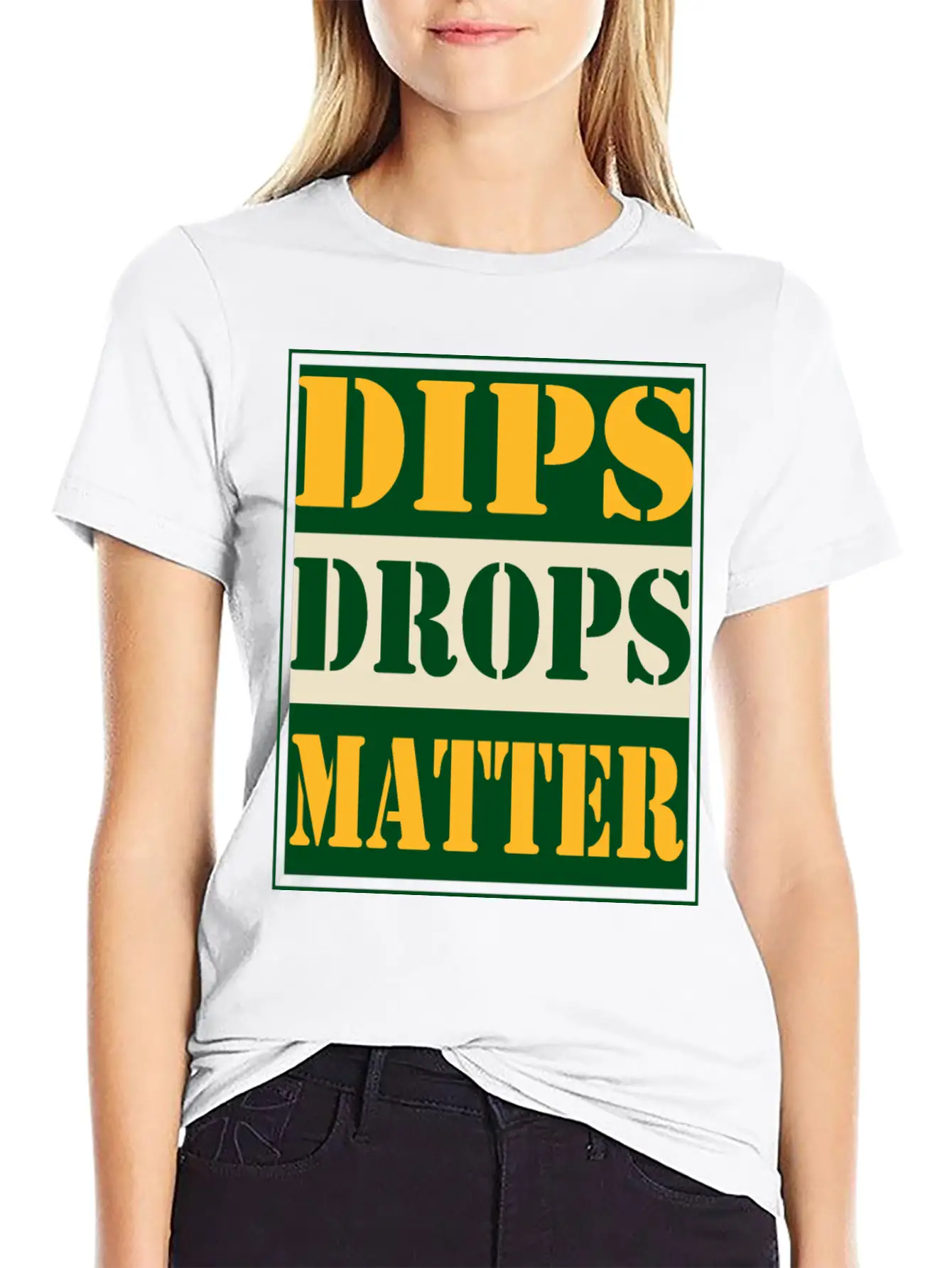 NFT Buy The Dip Dips Drops Matter Comfortable Minimalist Graphic Tee – Summer Style Essential