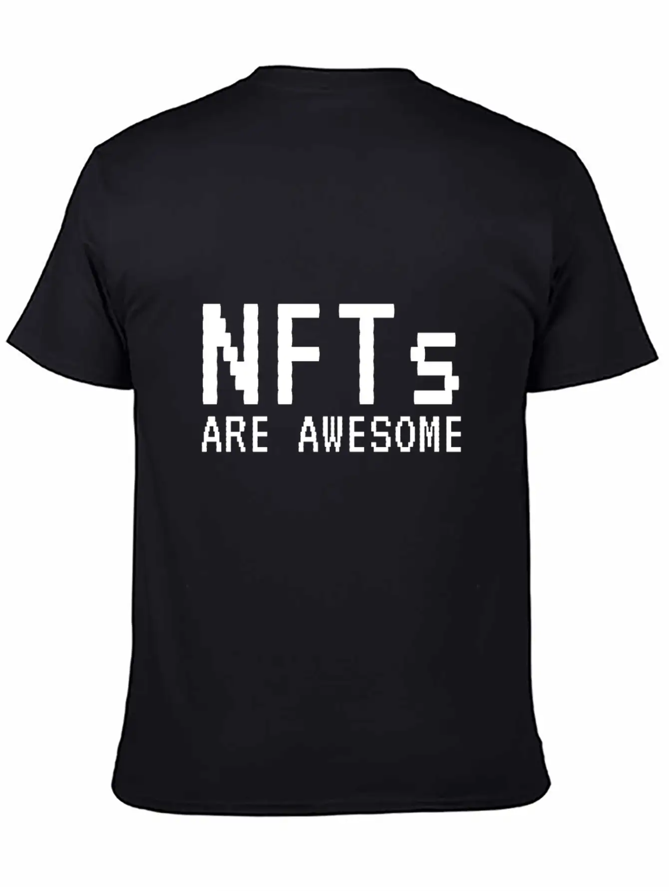 NFTs Are Awesome Non-Fungible Token Unisex Short Sleeve Soft Cotton T-Shirt – Casual Everyday Wear